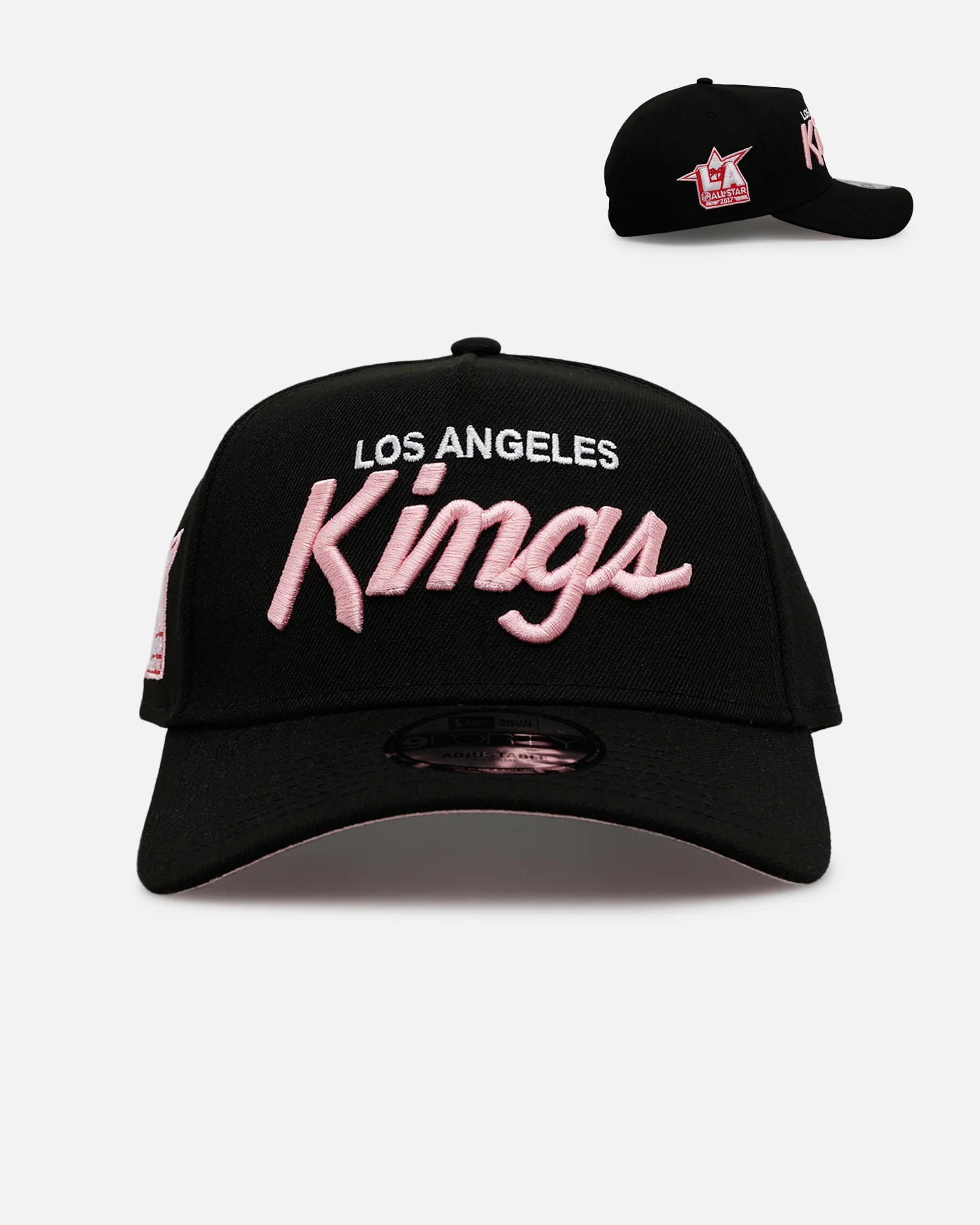 New Era Los Angeles Kings 'Black And Pink' 9FORTY A-Frame Snapback Black/Pink