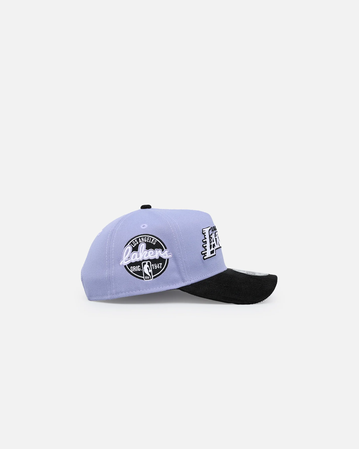 New Era Los Angeles Lakers 9FORTY A-Frame Snapback Lavender/Black - Image 4