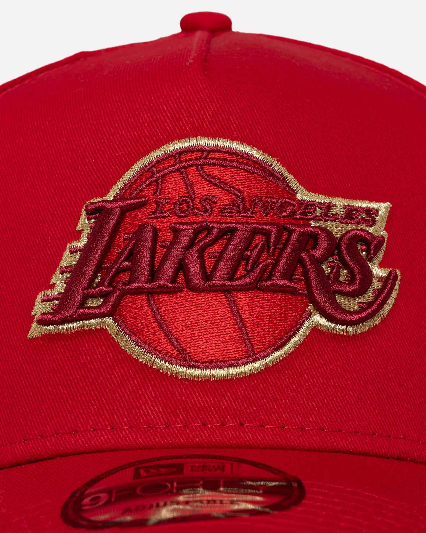 New Era Los Angeles Lakers 'Dragon Collection Lunar New Year' 9FORTY A-Frame Snapback Scarlet/Gold - Image 5