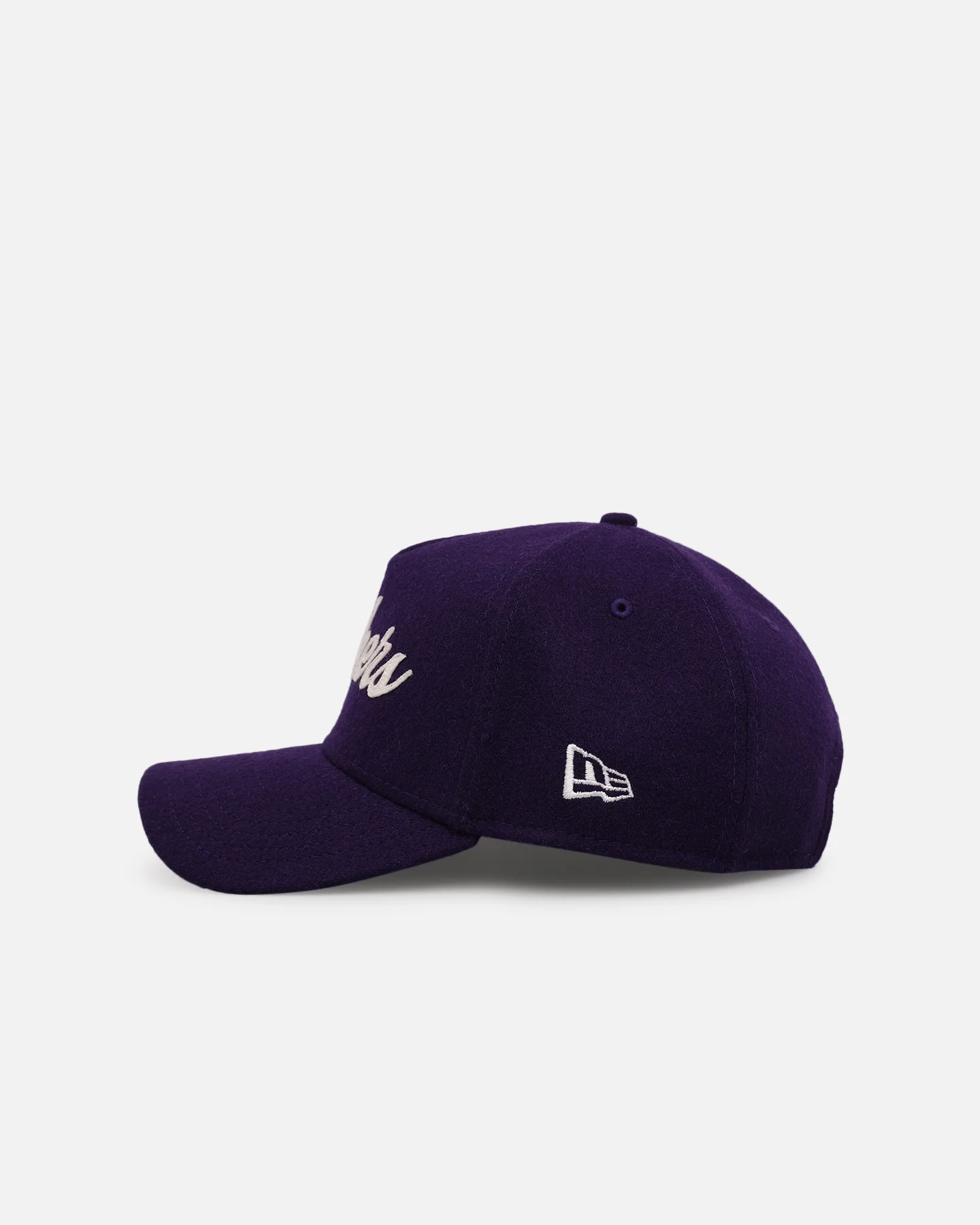 New Era Los Angeles Lakers 'Candy Cane Side Patch' 9FORTY A-Frame Snapback Official Team Color - Image 4