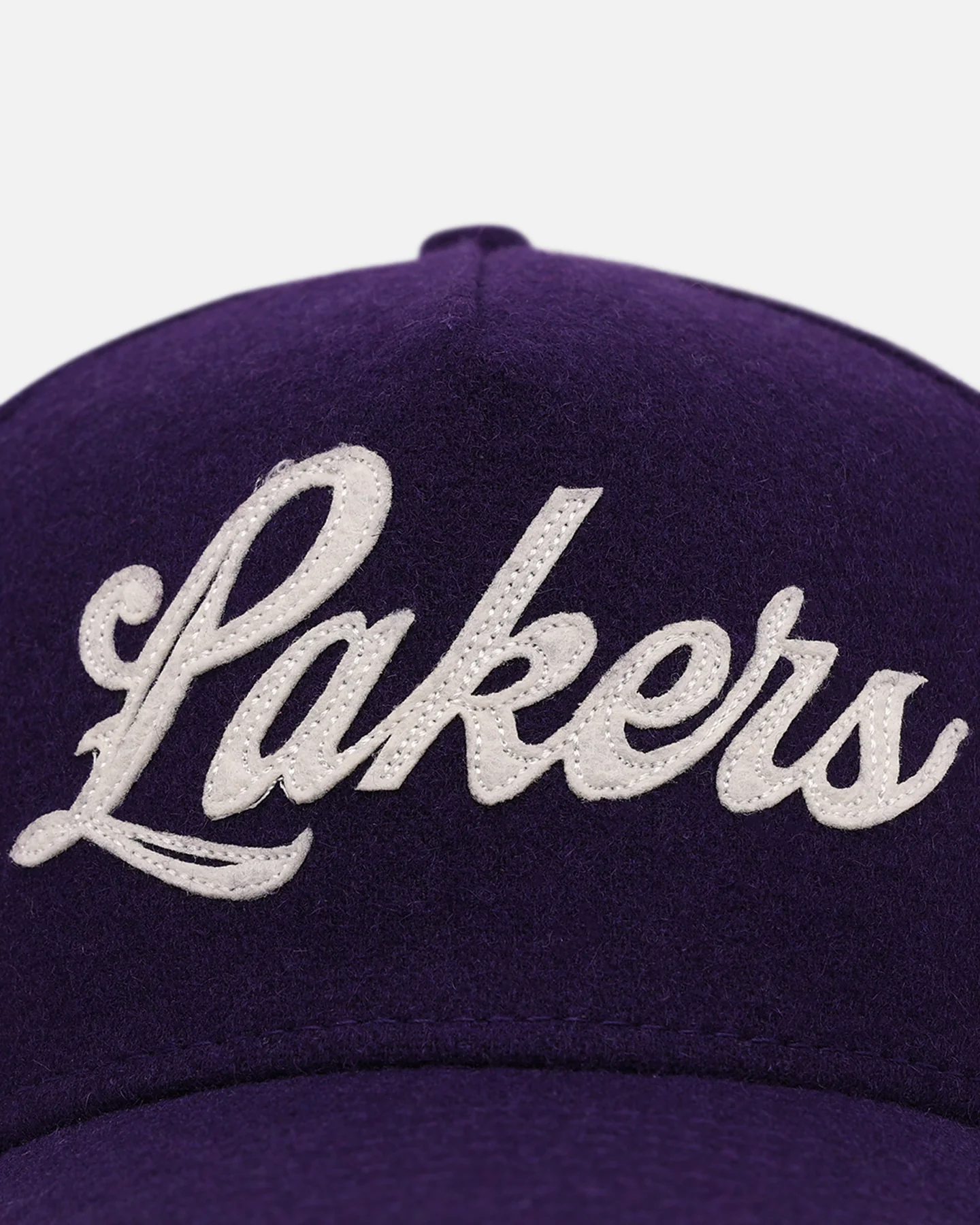 New Era Los Angeles Lakers 'Candy Cane Side Patch' 9FORTY A-Frame Snapback Official Team Color - Image 5
