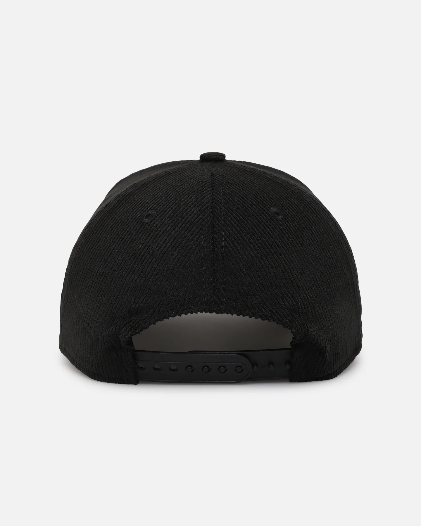 New Era Los Angeles Lakers 'Corduroy Suede' Pre-Curved Golfer Snapback Washed Black - Image 3