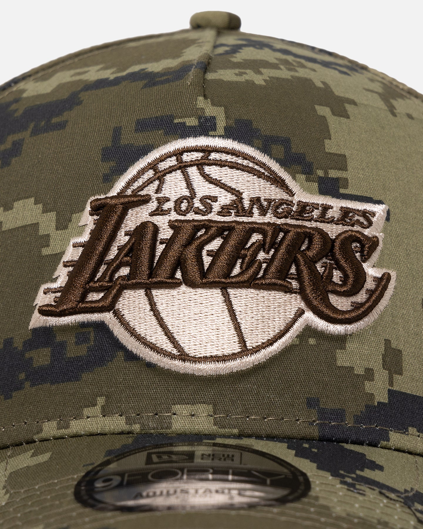 New Era Los Angeles Lakers 'Digi Camo' 9FORTY A-Frame Snapback Digi Camo - Image 5