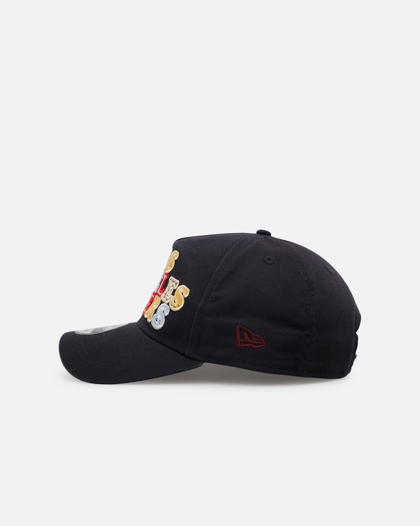 New Era Los Angeles Lakers 'Fabric Shop' 9FORTY A-Frame Snapback Navy - Image 4