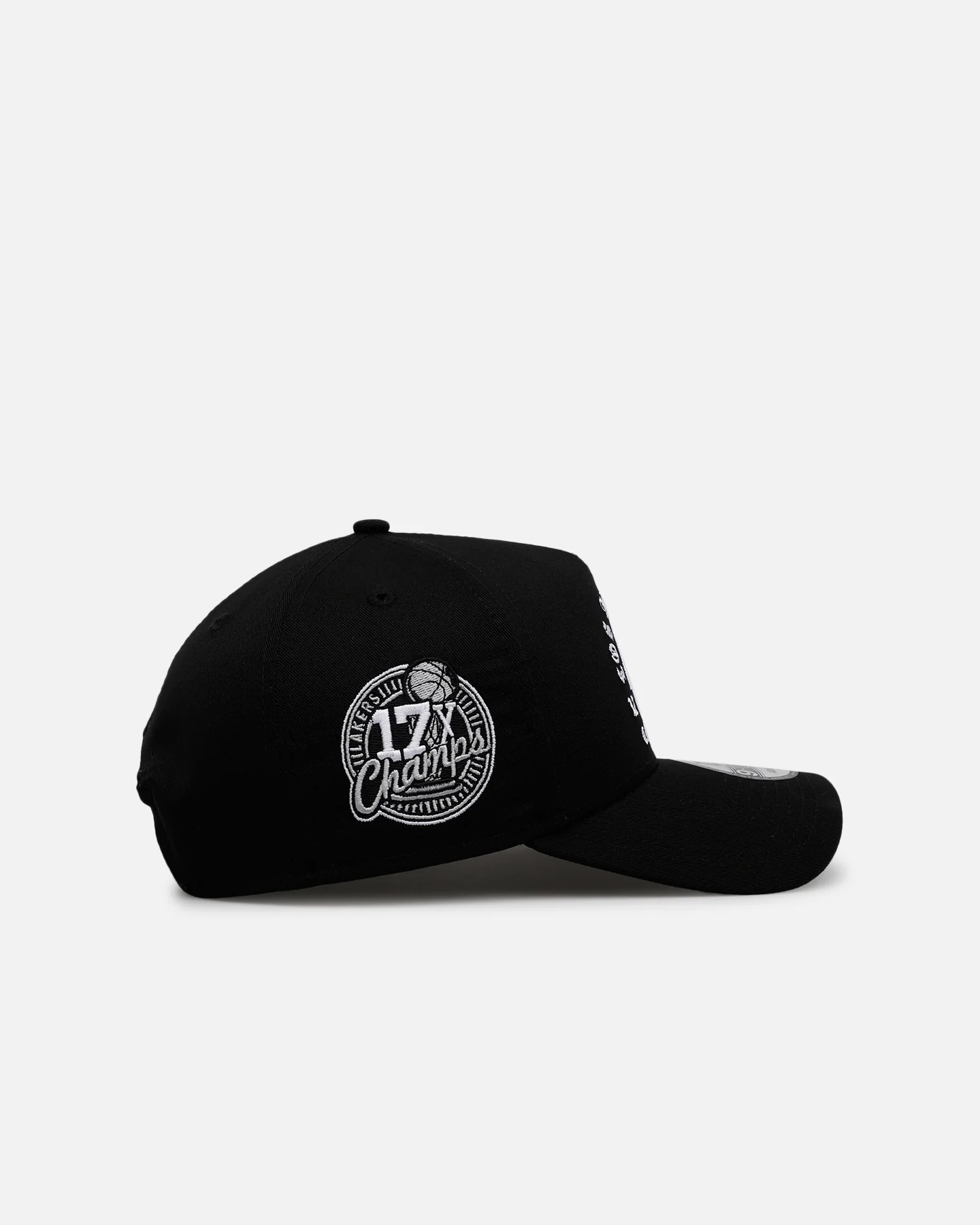 New Era Los Angeles Lakers 'Gothic Arch 2.0' 9FORTY A-Frame Snapback Black/White - Image 3