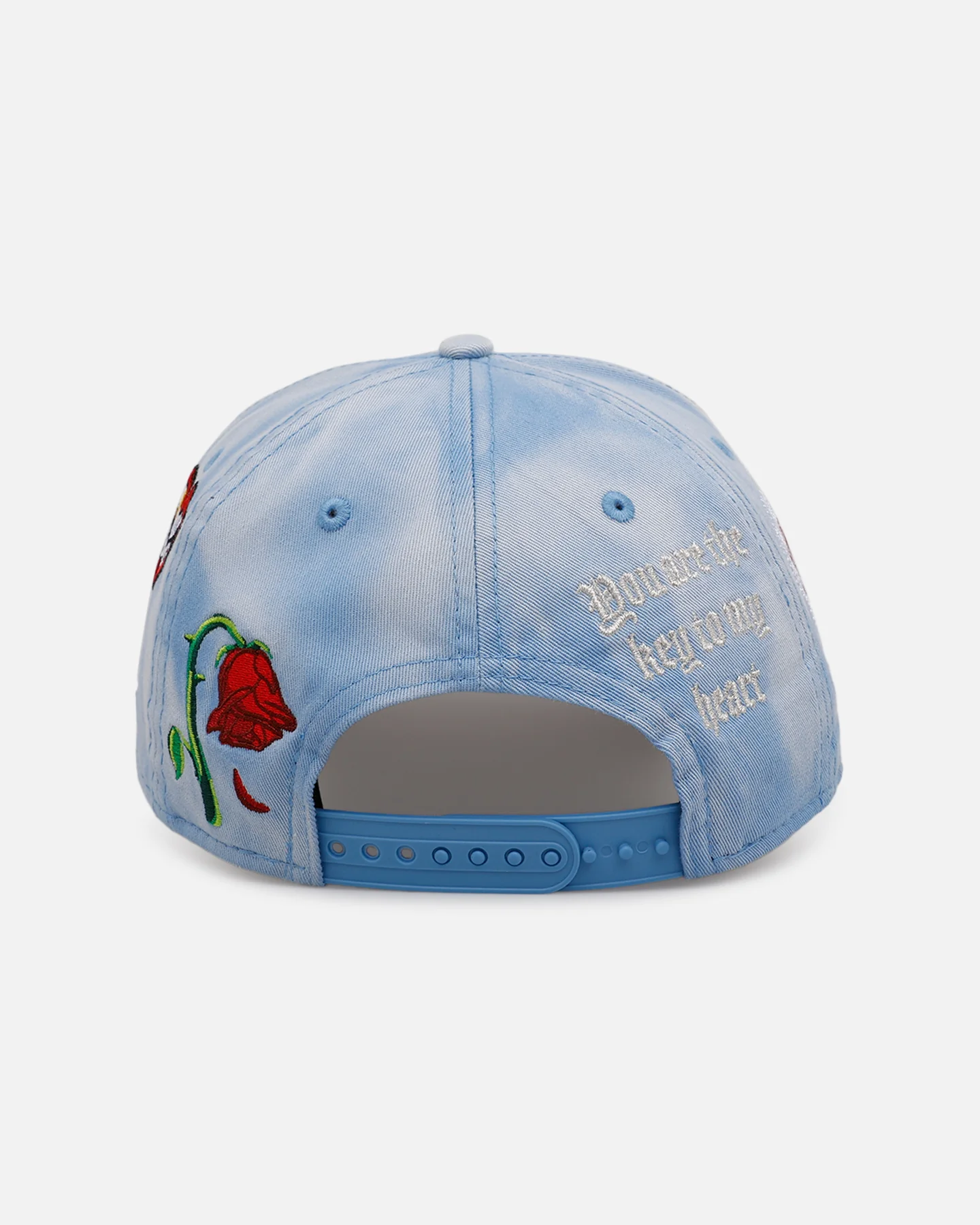 New Era Los Angeles Lakers 'Hopeless Romantic' 9FORTY A-Frame Snapback Sky Blue - Image 2