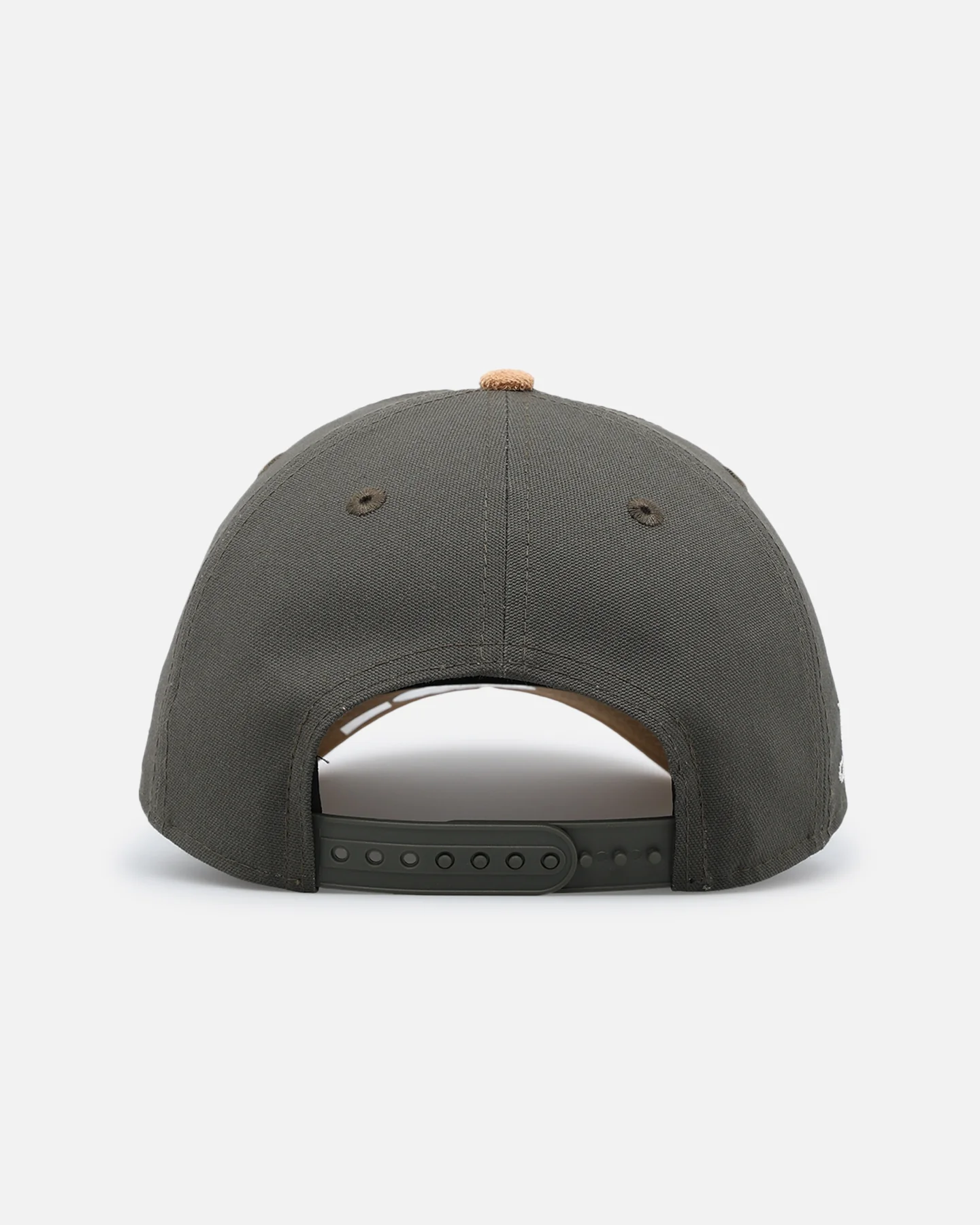 New Era Los Angeles Lakers 'Moss Canvas Wheat' 9FORTY A-Frame Snapback Moss Canvas/Ivory - Image 3