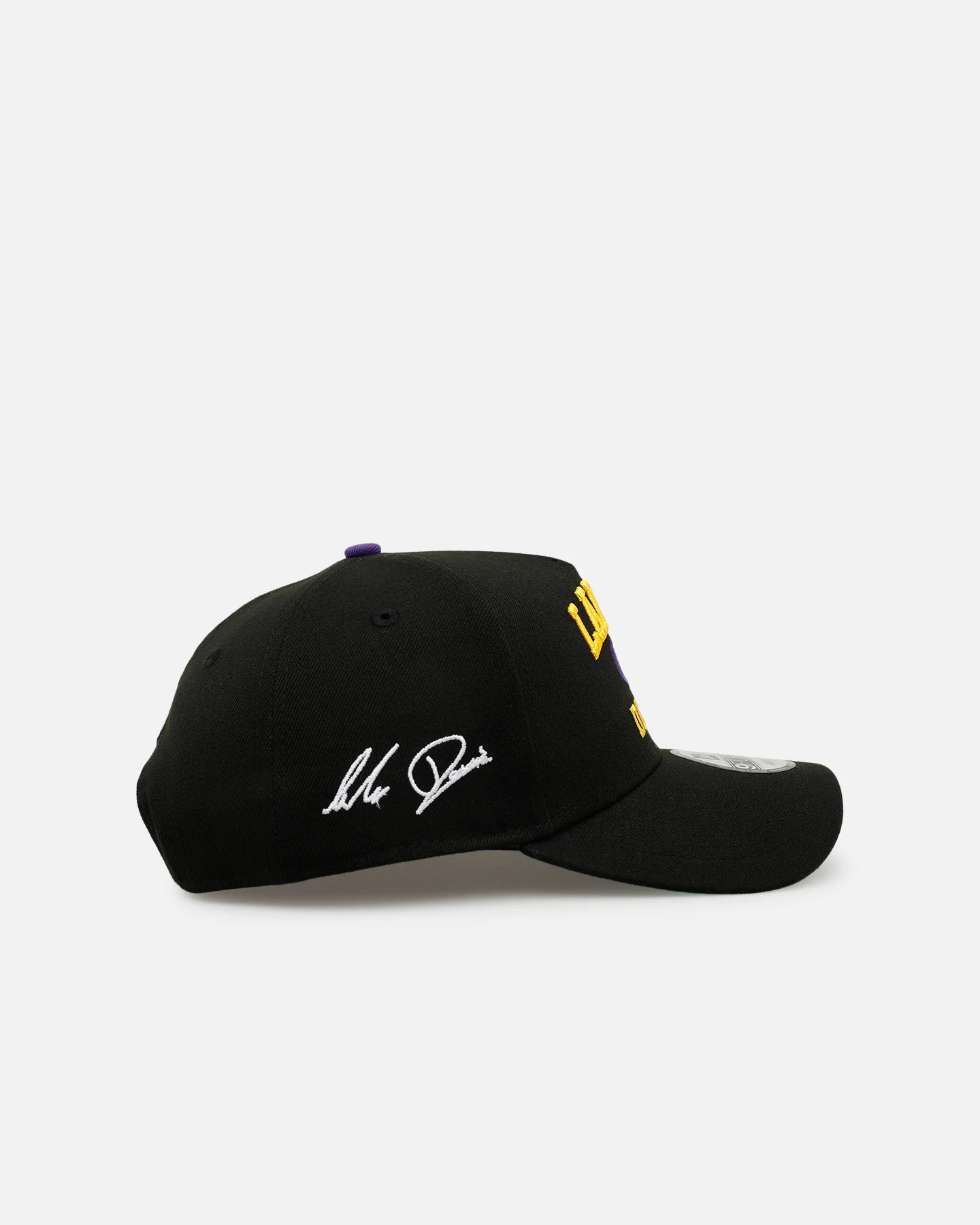 New Era Los Angeles Lakers 'NBA Signature' Doncic #77 9FORTY A-Frame Snapback Official Team Color - Image 3