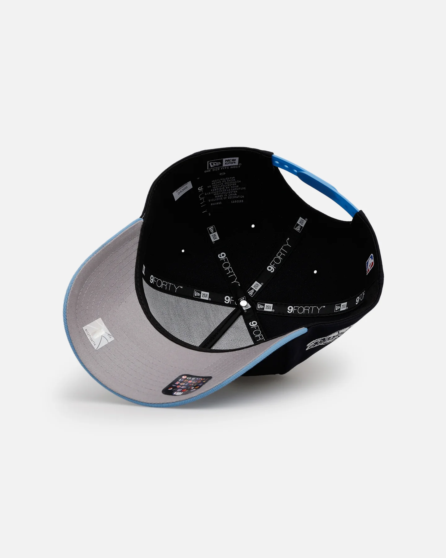 New Era Los Angeles Lakers 'Ocean' 9FORTY A-Frame Snapback Navy/Sky Blue - Image 6