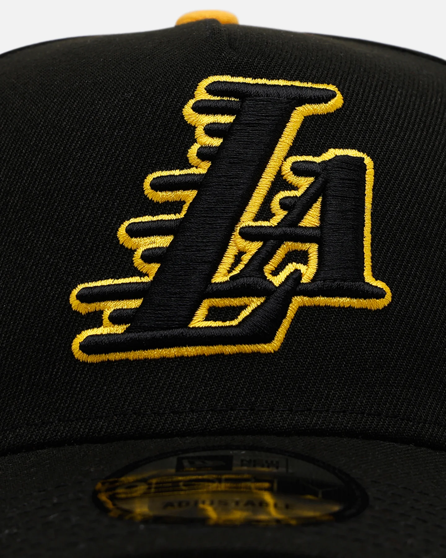 New Era Los Angeles Lakers 'Outline' 9FORTY A-Frame Snapback Black - Image 5