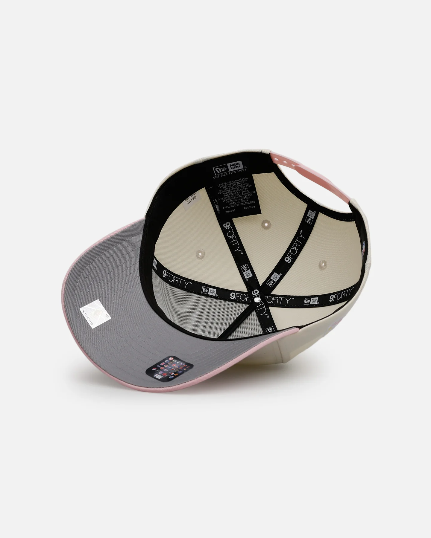 New Era Los Angeles Lakers 'Pink Lemonade' 9FORTY A-Frame Snapback Pink/Yellow - Image 6