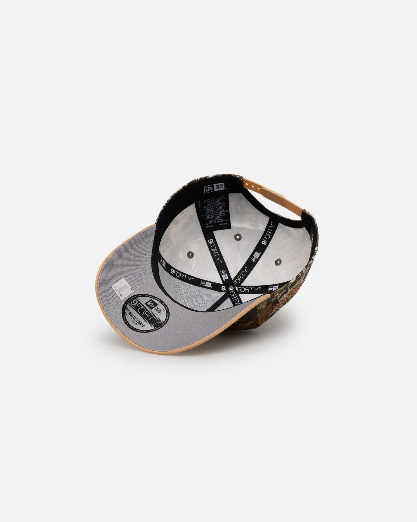 New Era Los Angeles Lakers 'Real Tree Tan Suede' 9FORTY A-Frame Snapback Real Tree - Image 6