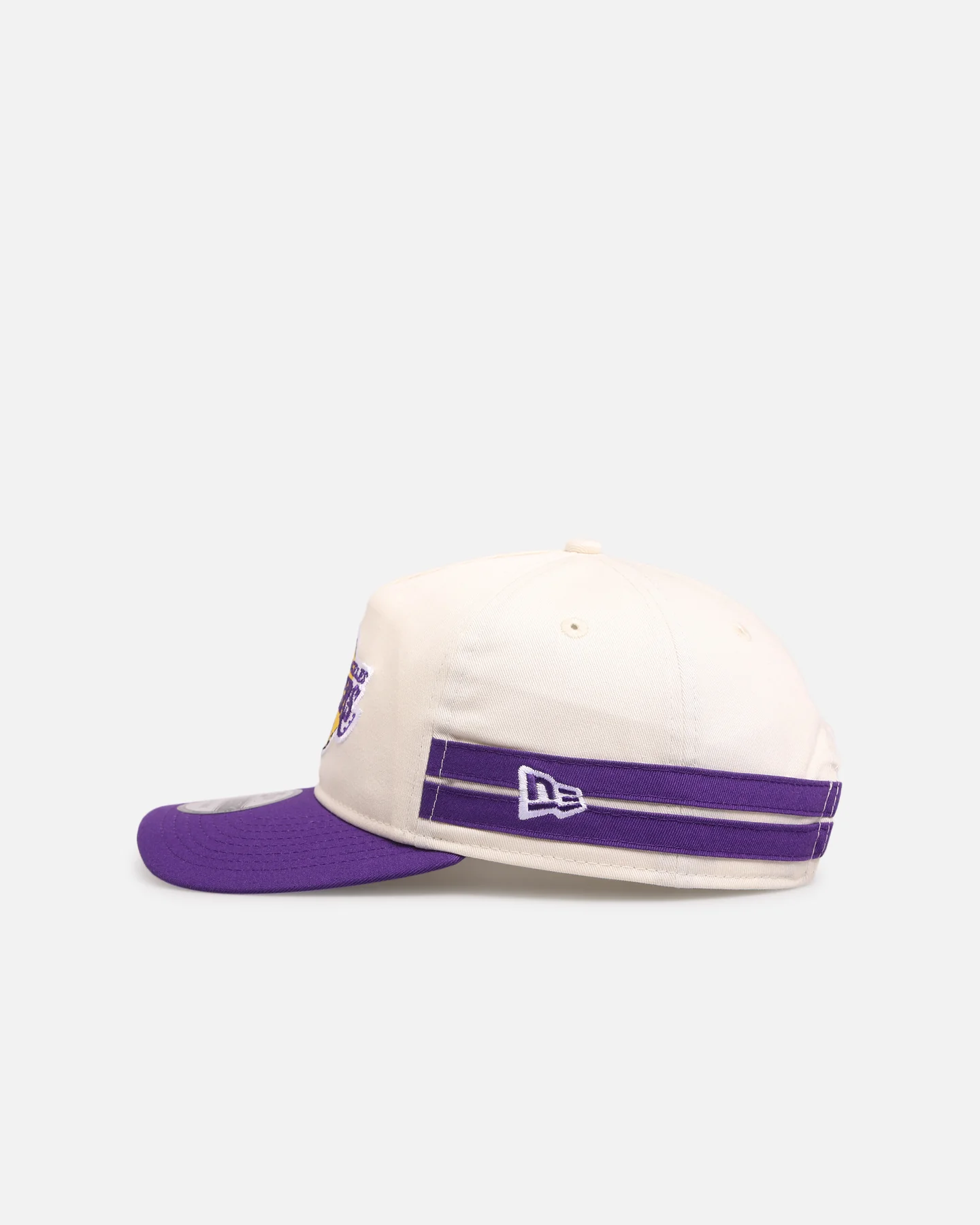 New Era Los Angeles Lakers 'Stripe' 19TWENTY Snapback Chrome/Official Team Color - Image 4