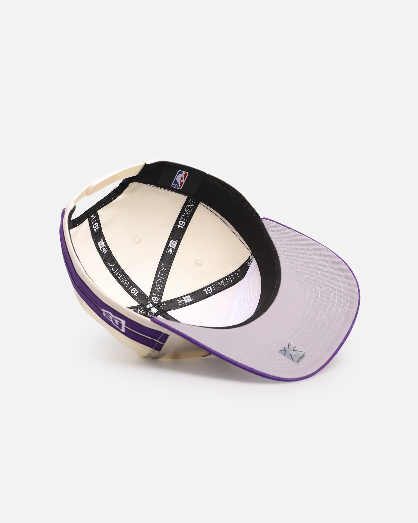 New Era Los Angeles Lakers 'Stripe' 19TWENTY Snapback Chrome/Official Team Color - Image 6