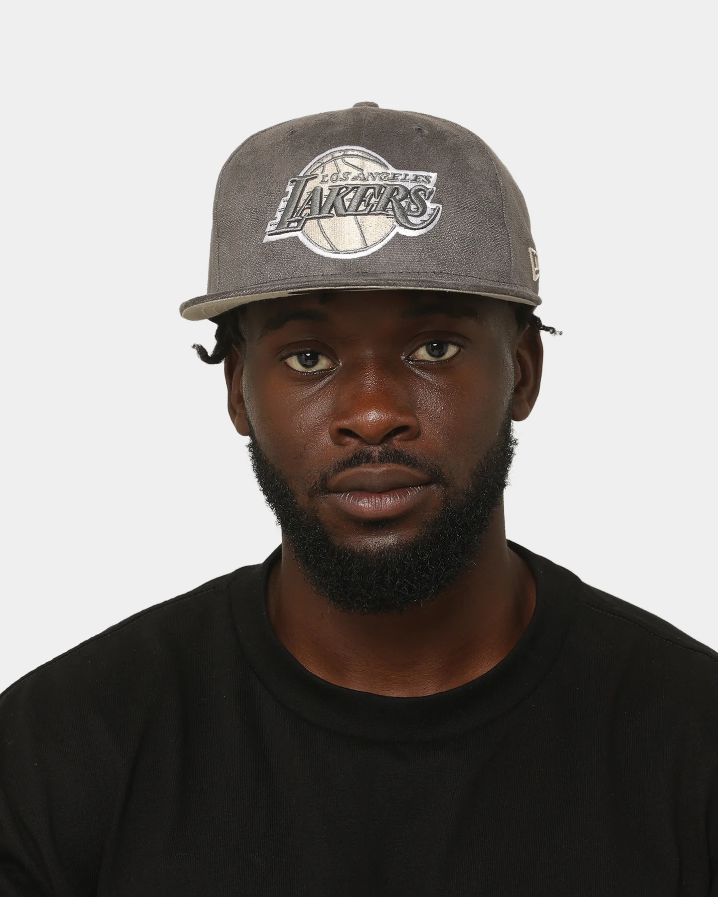 New Era Los Angeles Lakers 'Suedes Of Grey' 59FIFTY Fitted Grey - Image 3