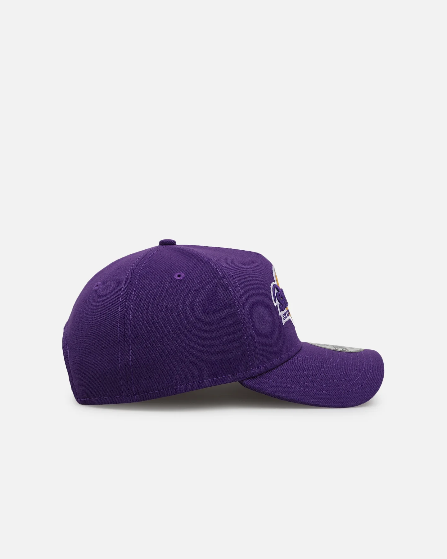 New Era Los Angeles Lakers 'Upside Down NBA' 9FORTY A-Frame Snapback Purple - Image 3