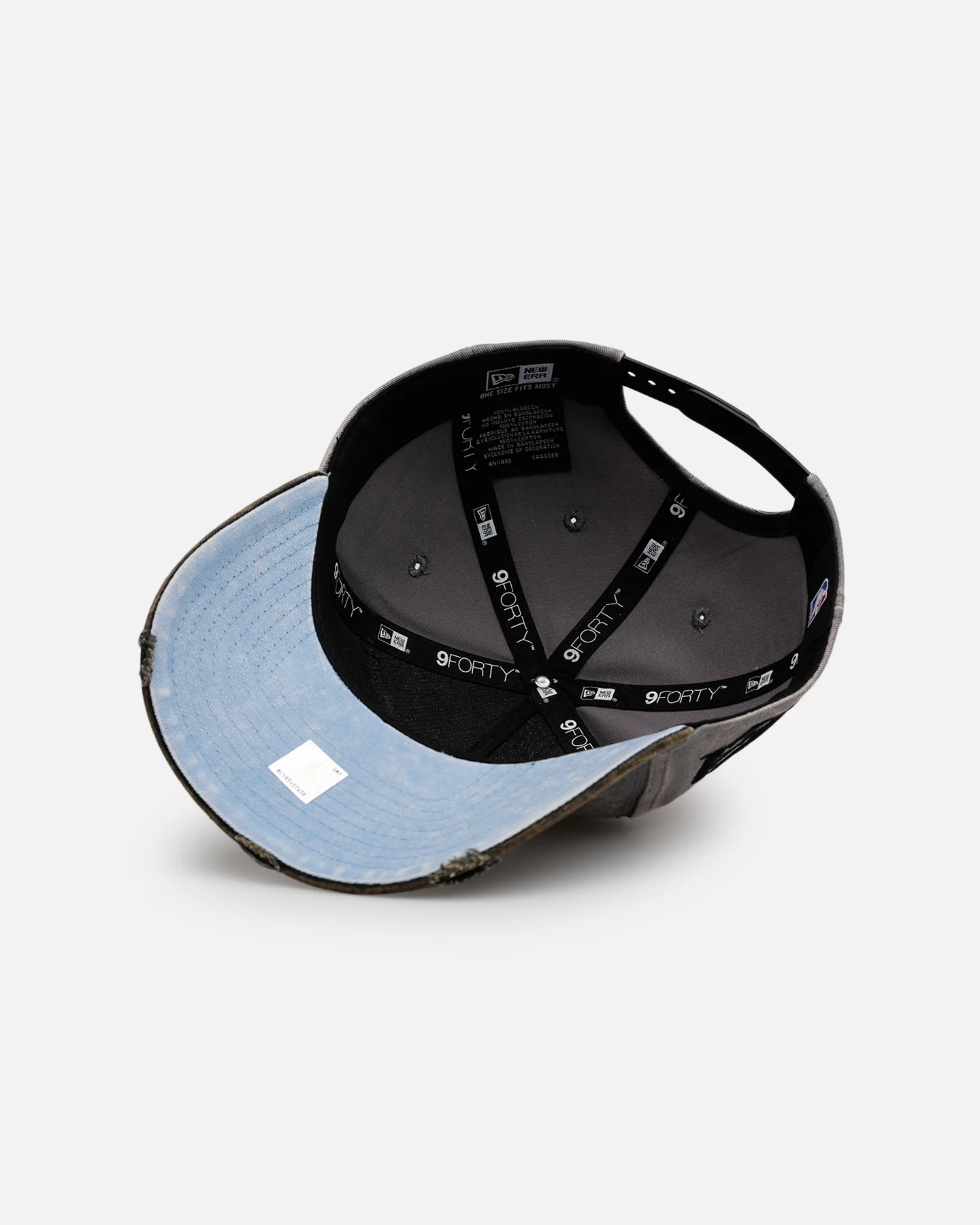 New Era Los Angeles Lakers 'Washed Storm Gray' 9FORTY A-Frame Snapback Gray - Image 6