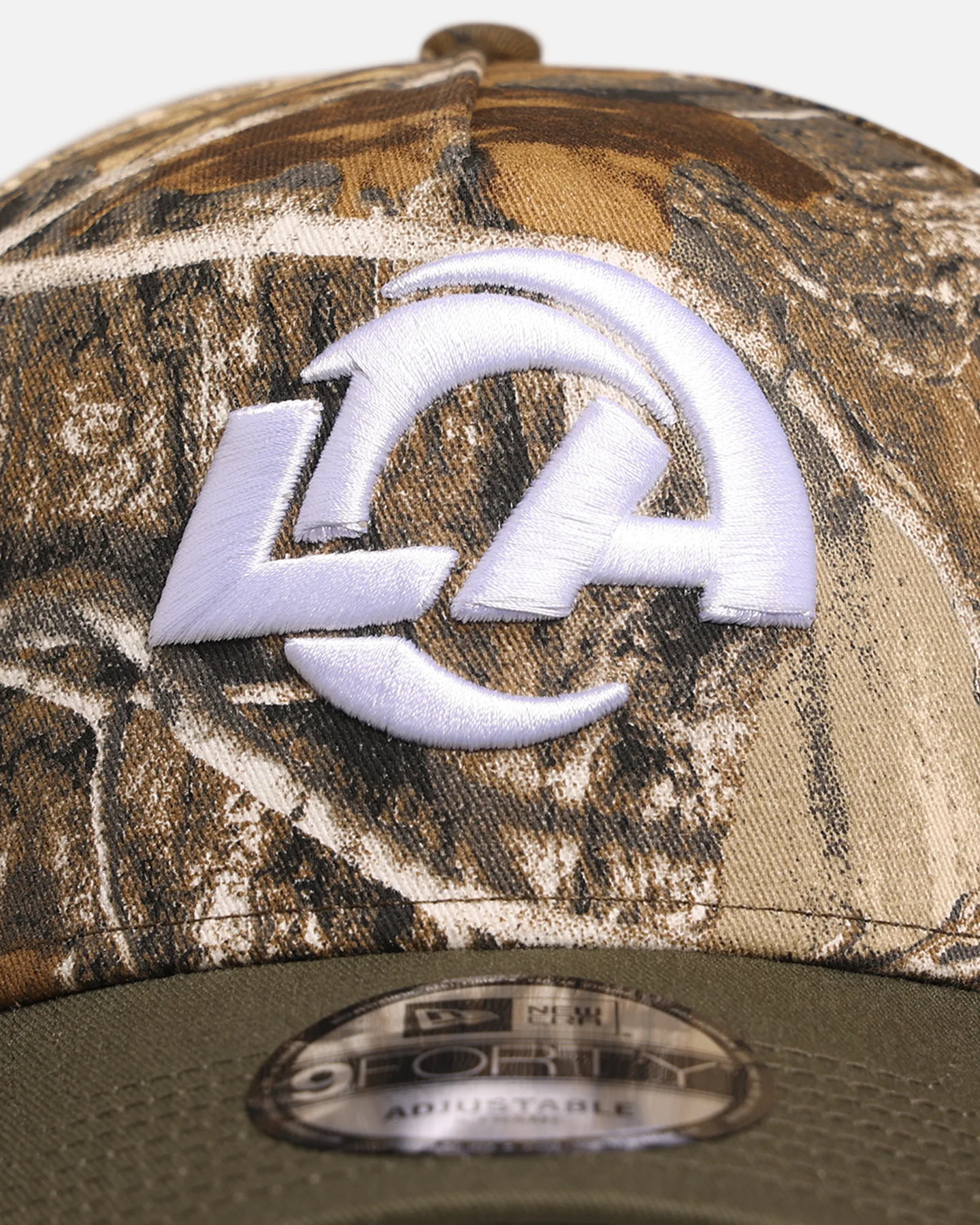New Era Los Angeles Rams 'NFL Season Kick Off' 9FORTY A-Frame Snapback Realtree/Olive - Image 5