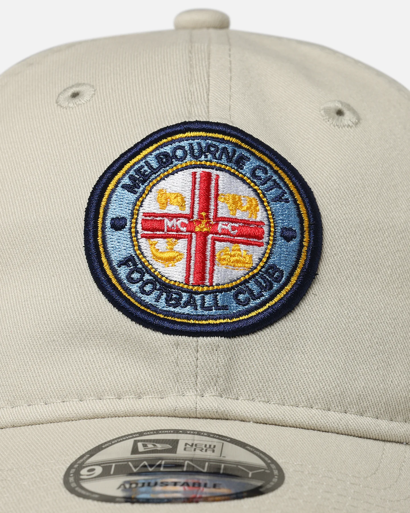 New Era Melbourne City FC 'A-League Season Kick Off' 9TWENTY Strapback Medium Beige - Image 5