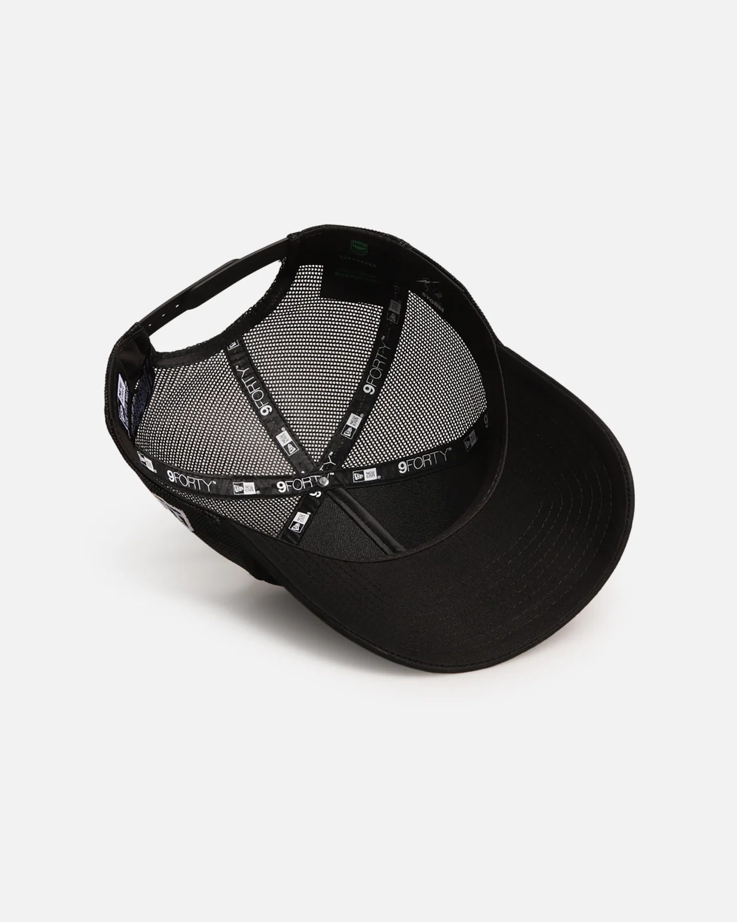 New Era Melbourne Storm 'NRL Mesh Crown' 9FORTY A-Frame Trucker Snapback Black - Image 6