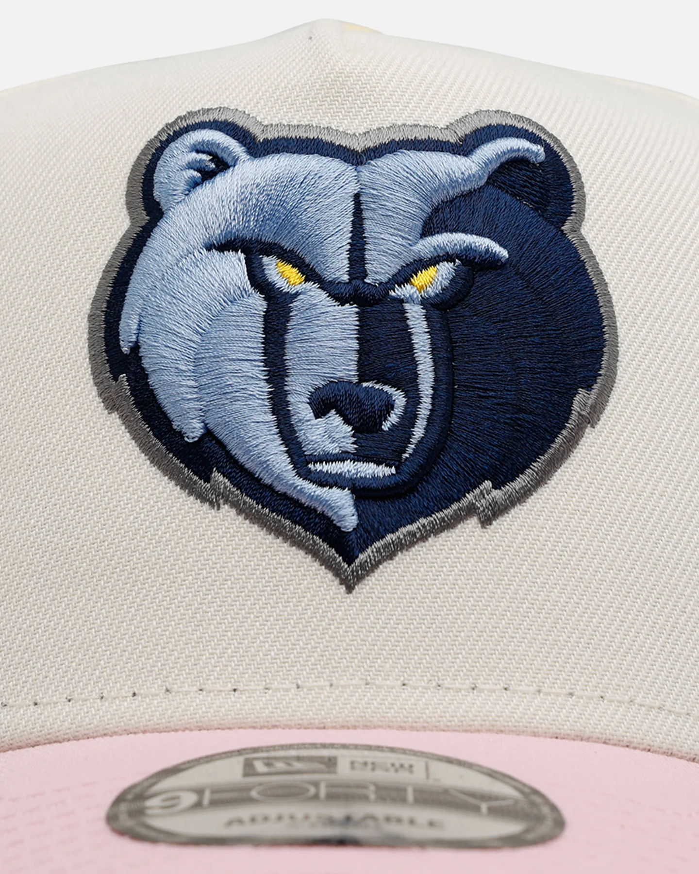 New Era Memphis Grizzlies 'Pink Lemonade' 9FORTY A-Frame Snapback Pink/Yellow - Image 5