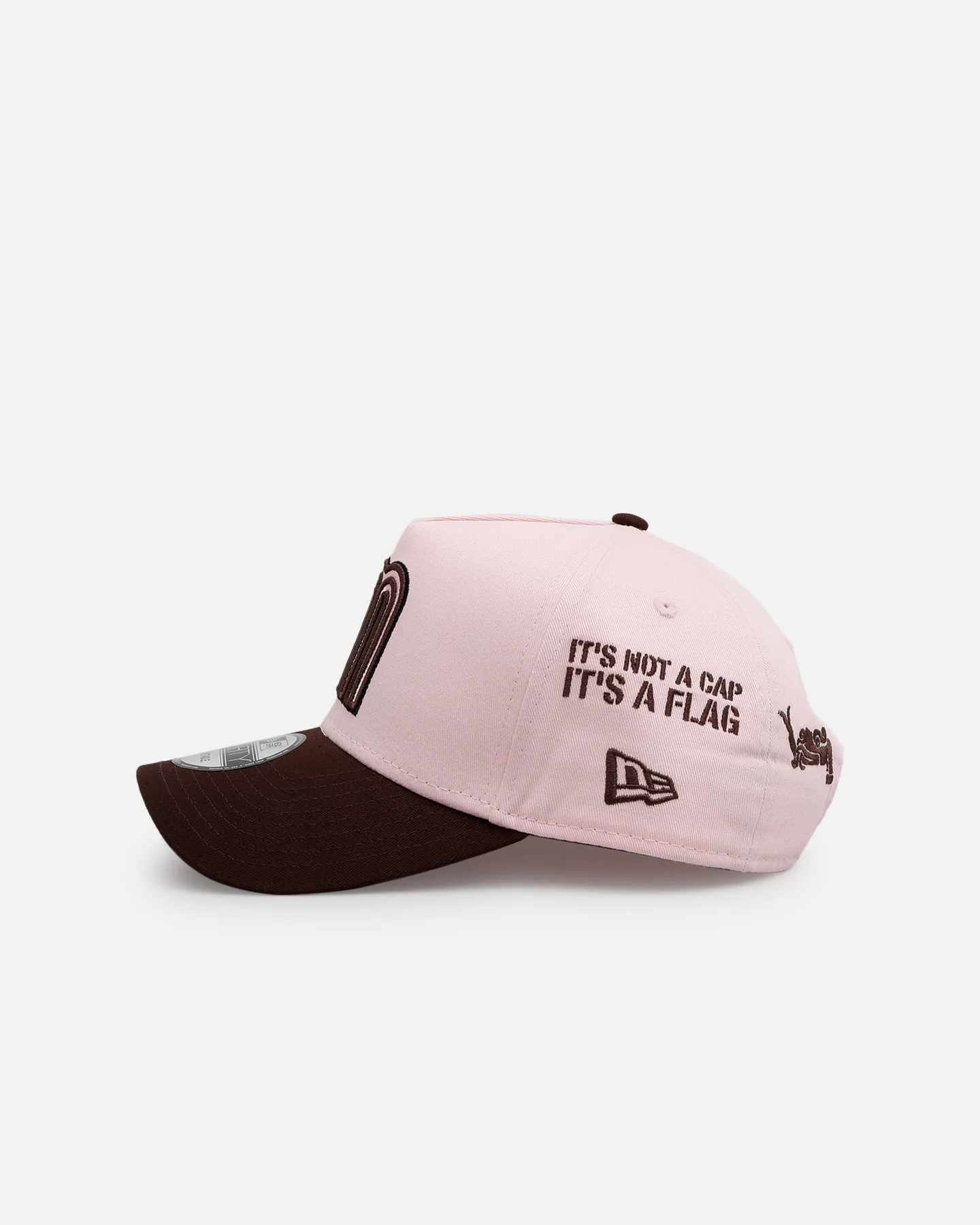 New Era Mexico National Baseball Team 'Mexico Spring Delivery' 9FORTY A-Frame Snapback Pink/Brown - Image 4