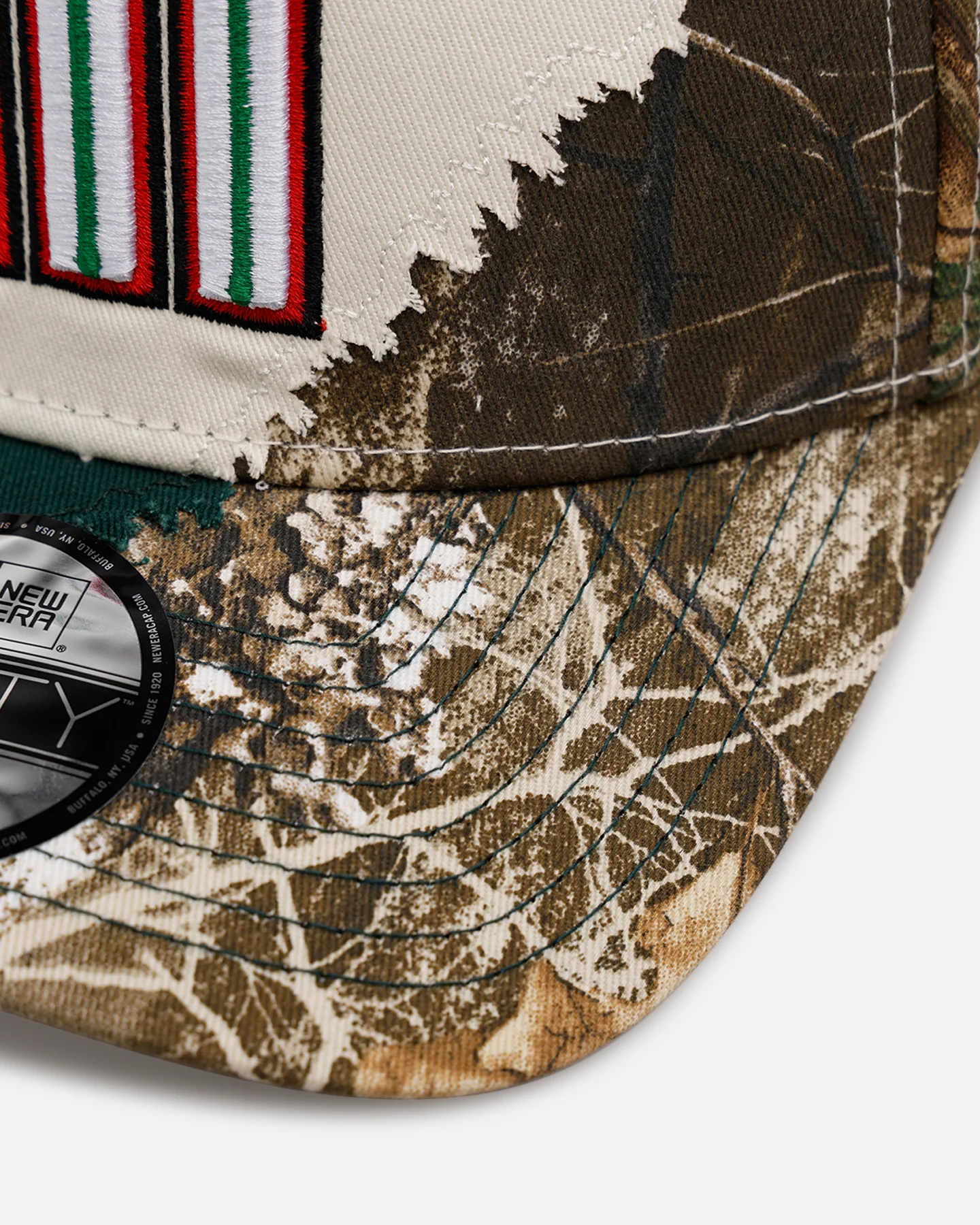 New Era Mexico National Baseball Team 'Camo Tear Away' 9FORTY A-Frame Snapback Camo/Official Team Color - Image 2