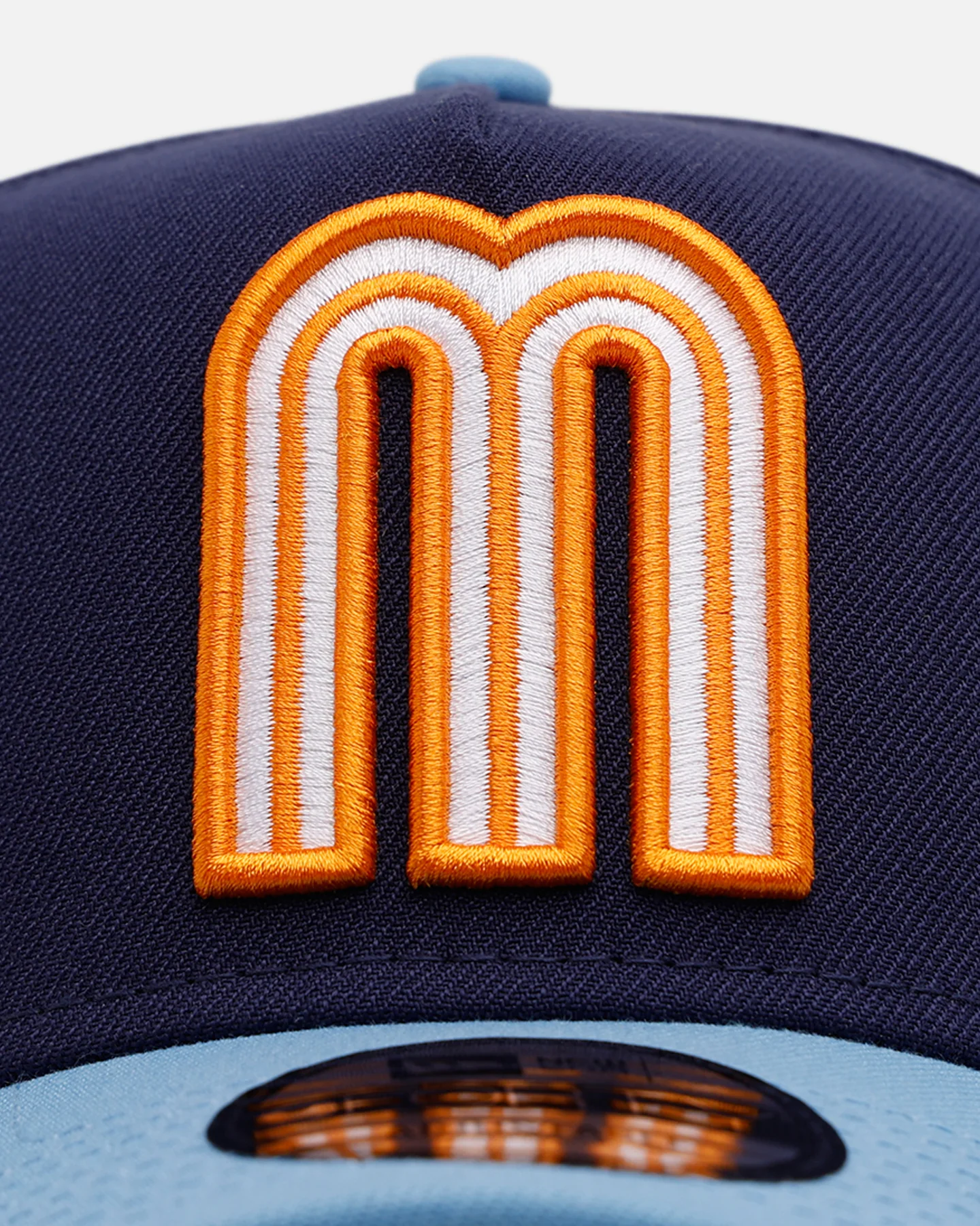 New Era Mexico National Baseball Team 'Coral' 9FORTY A-Frame Snapback Navy/Sky - Image 5