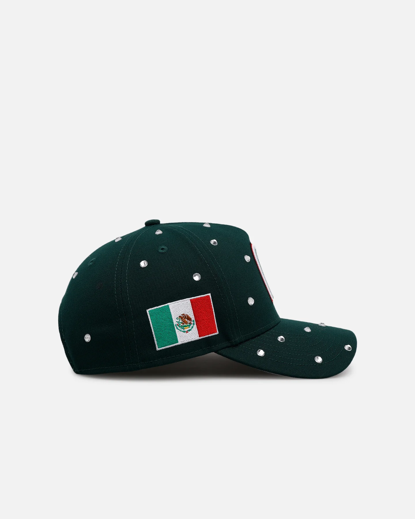 New Era Mexico National Baseball Team 'Embellishment' 9FORTY A-Frame Snapback Green - Image 3