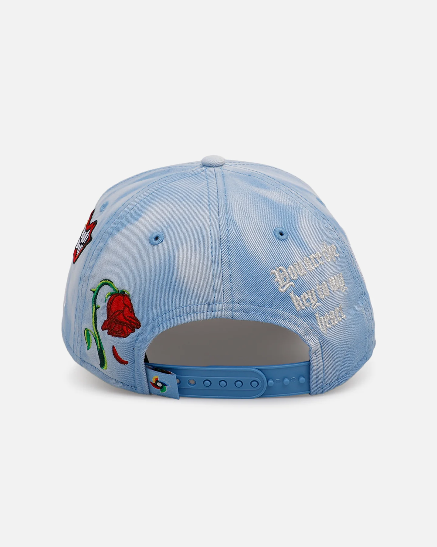New Era Mexico National Baseball Team 'Hopeless Romantic' 9FORTY A-Frame Snapback Sky Blue - Image 2