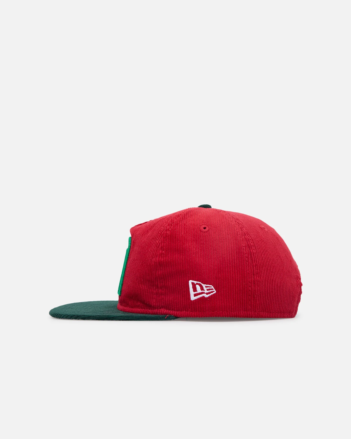 New Era Mexico National Baseball Team 'Mexican Cord Golfer' Corduroy Golfer Snapback Red/Green - Image 5