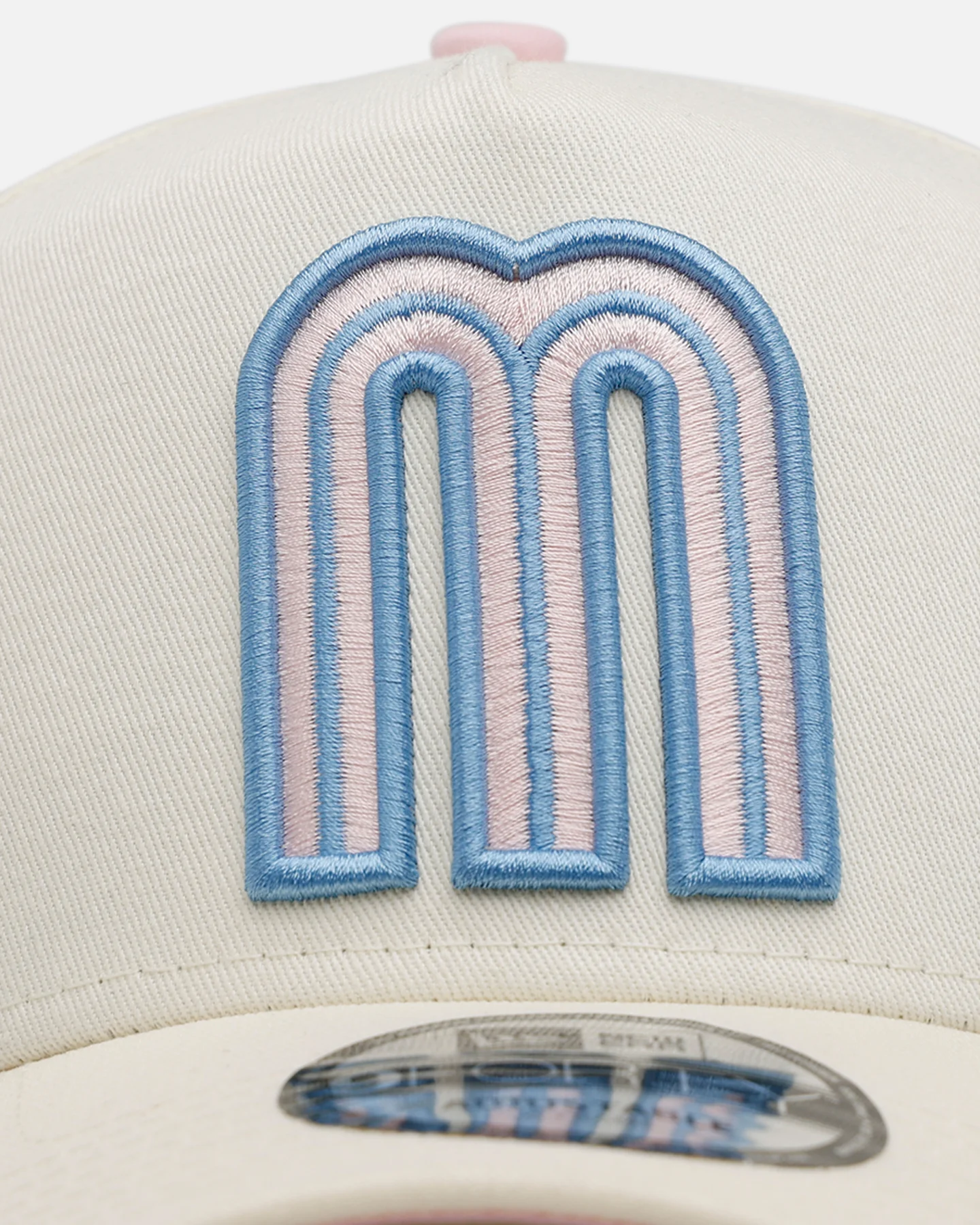 New Era Mexico National Baseball Team 'Pastel' 9FORTY A-Frame Snapback Chrome White - Image 5