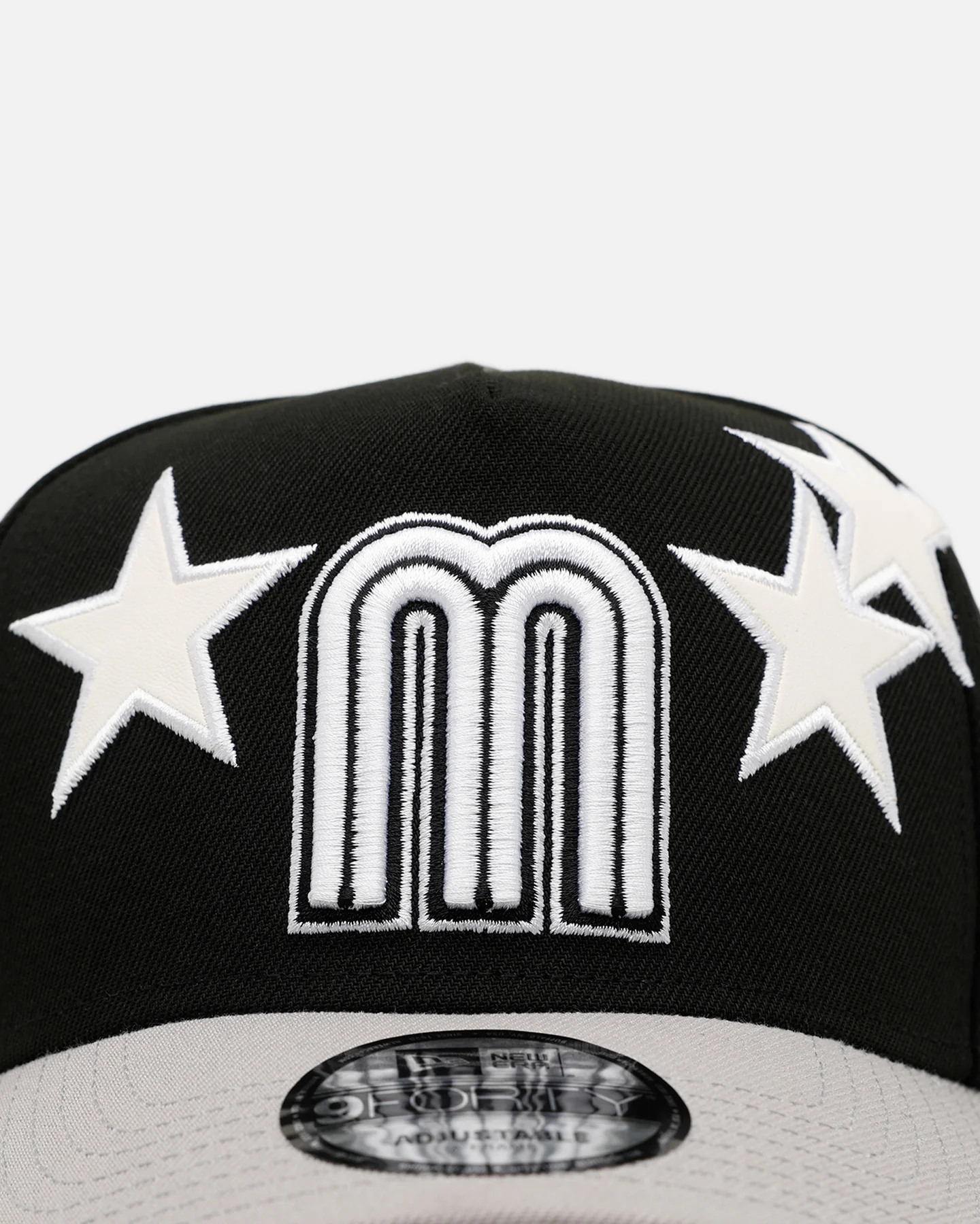 New Era Mexico National Baseball Team 'Stars' 9FORTY A-Frame Snapback Black/Grey - Image 5