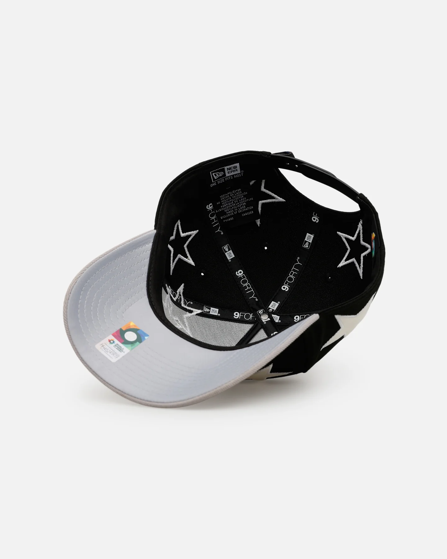 New Era Mexico National Baseball Team 'Stars' 9FORTY A-Frame Snapback Black/Grey - Image 6