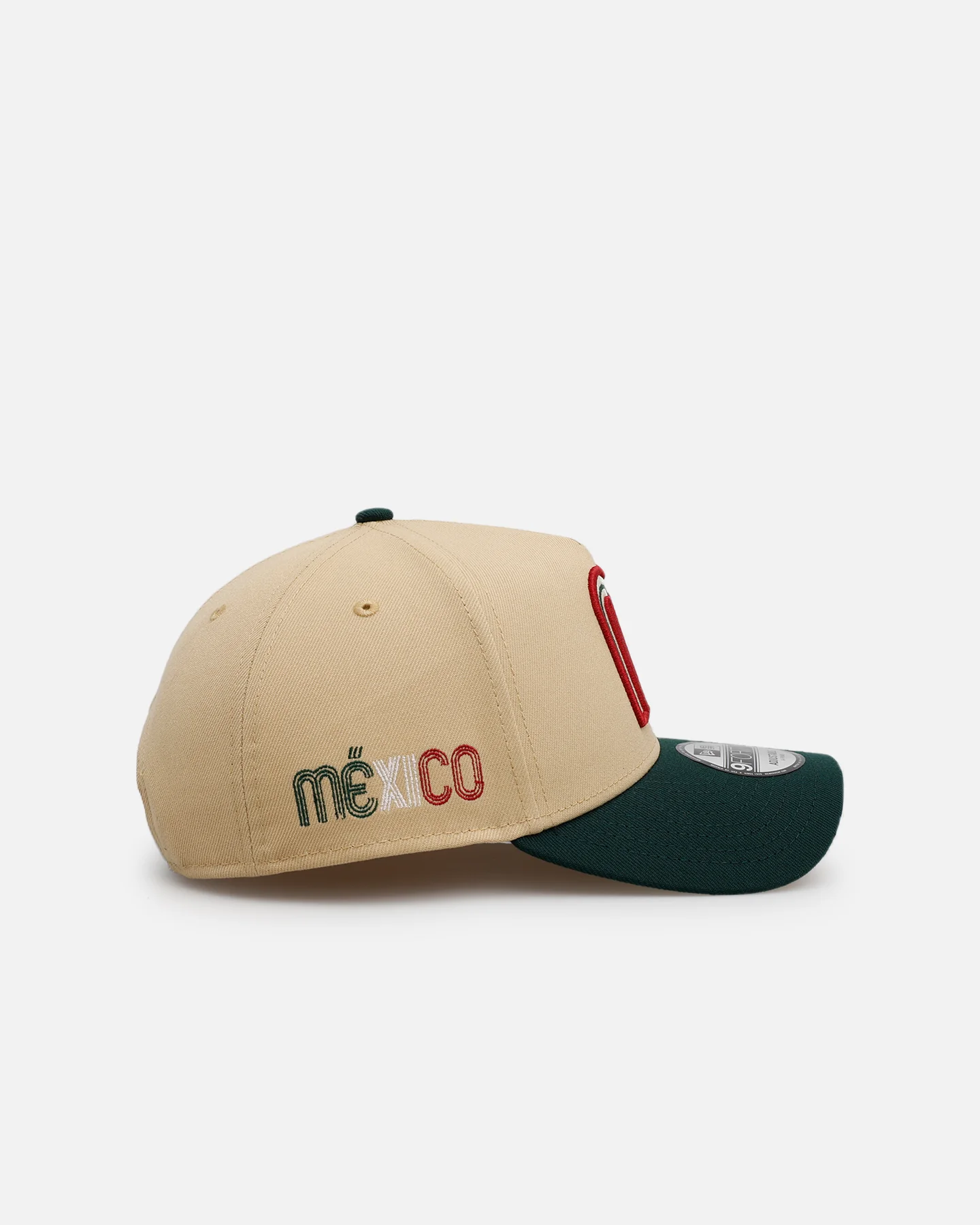 New Era Mexico National Baseball Team 'Vintage' 9FORTY A-Frame Snapback Vegas Gold - Image 3