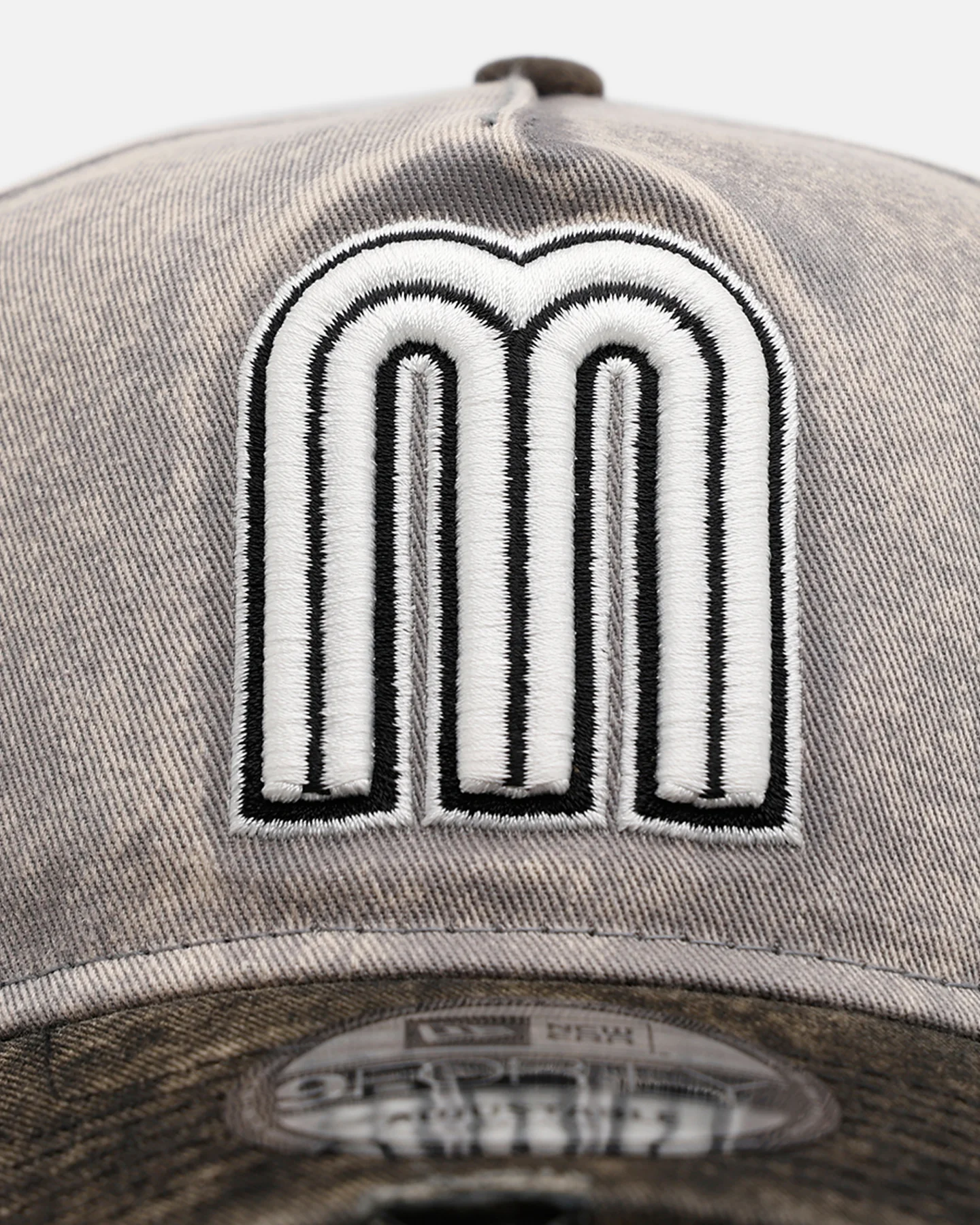 New Era Mexico National Baseball Team 'Washed Storm Gray' 9FORTY A-Frame Snapback Gray - Image 5