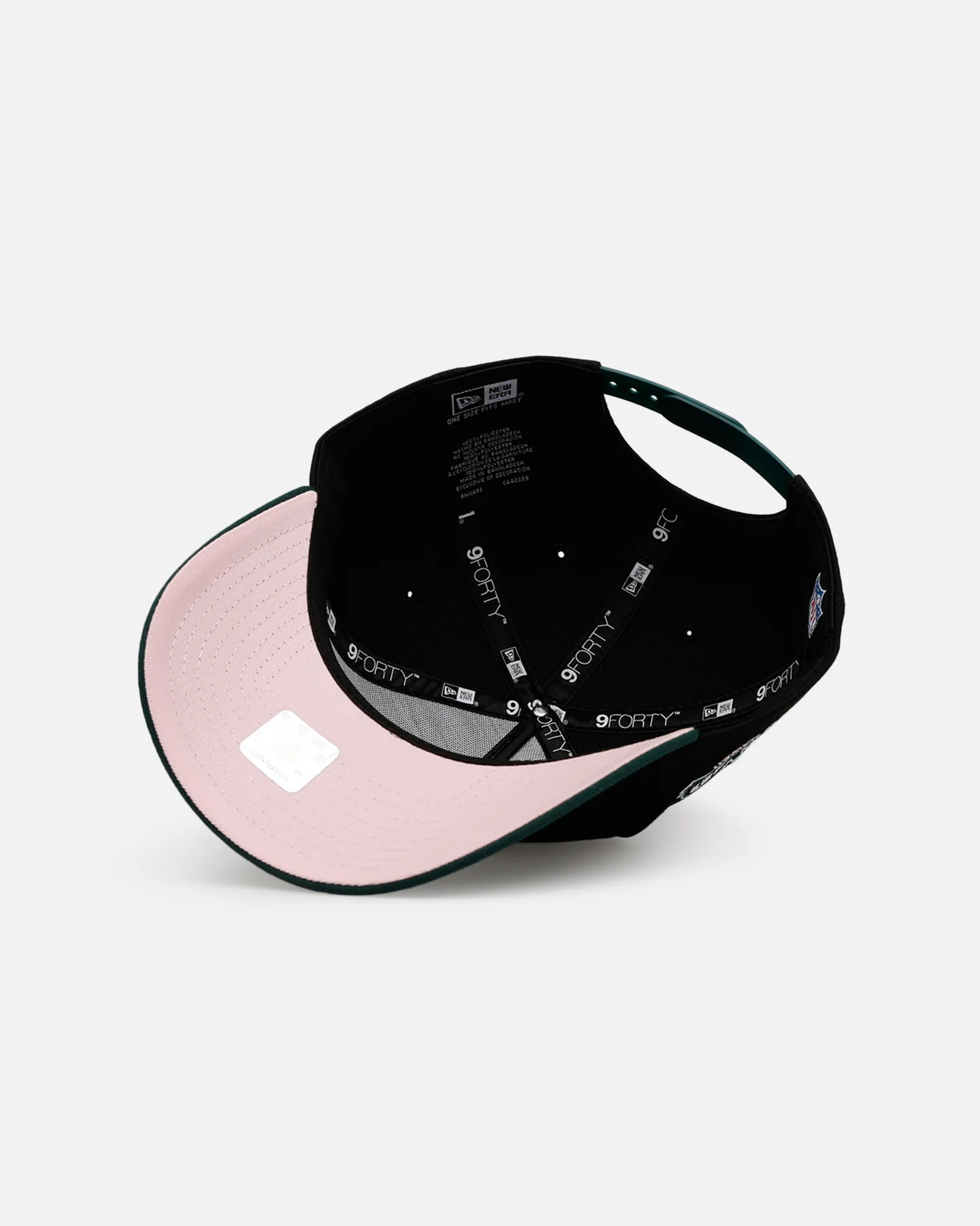 New Era Miami Dolphins 'Black Dark Green' 9FORTY A-Frame Snapback Black/Dark Green - Image 6