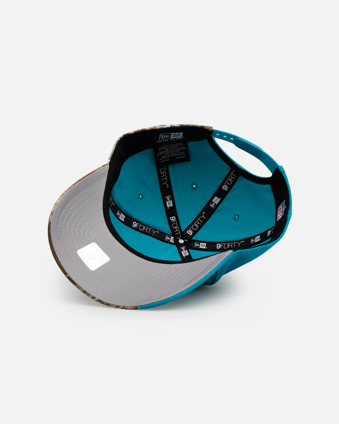 New Era Miami Dolphins 'Camo Tear Away' 9FORTY A-Frame Snapback Camo/Official Team Color - Image 7