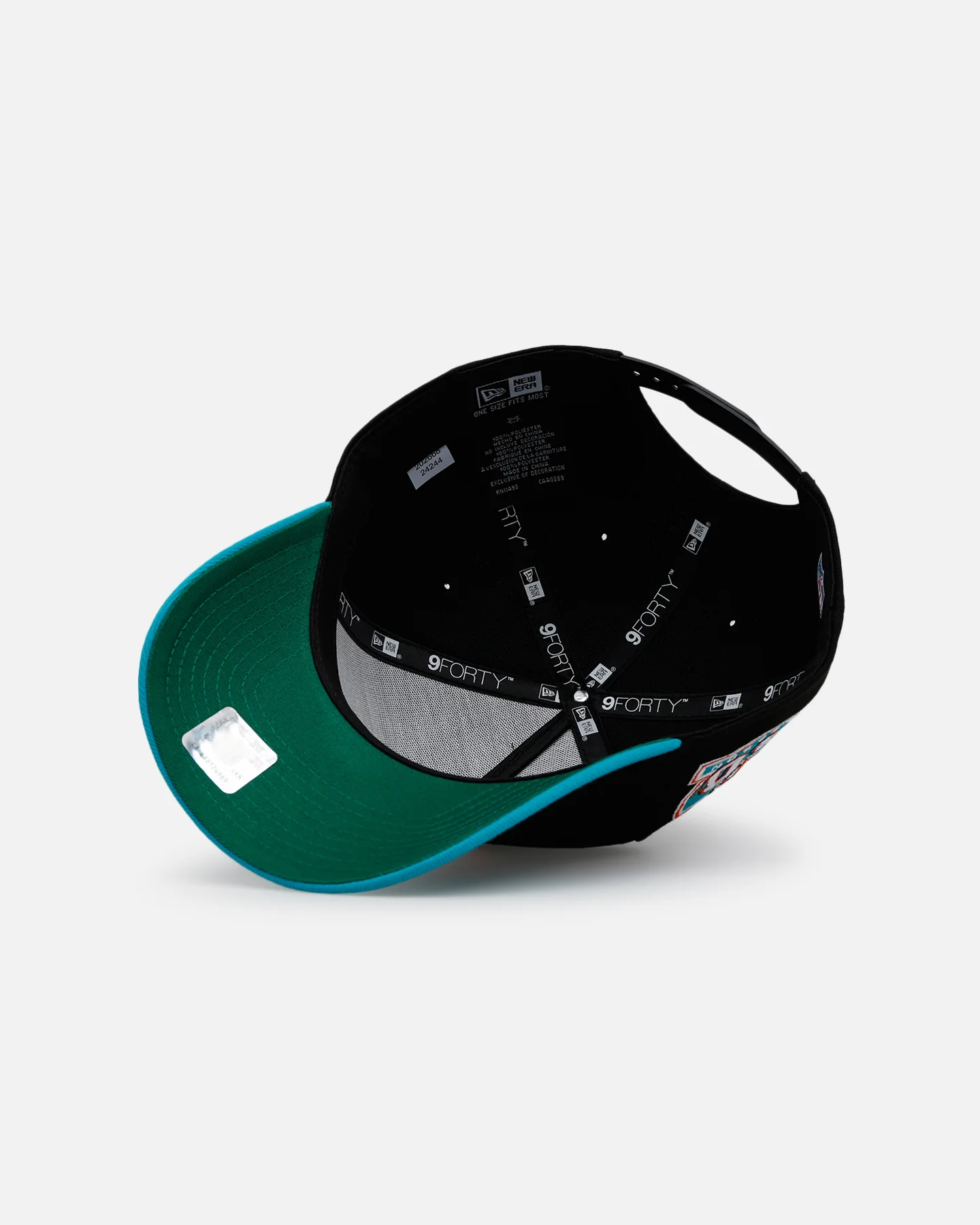 New Era Miami Dolphins 'Cascade' 9FORTY A-Frame Snapback Black - Image 6