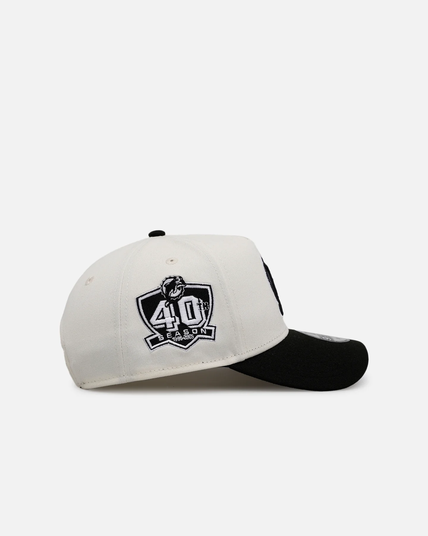 New Era Miami Dolphins 'Chrome Black' 9FORTY A-Frame Snapback Chrome/Black - Image 3