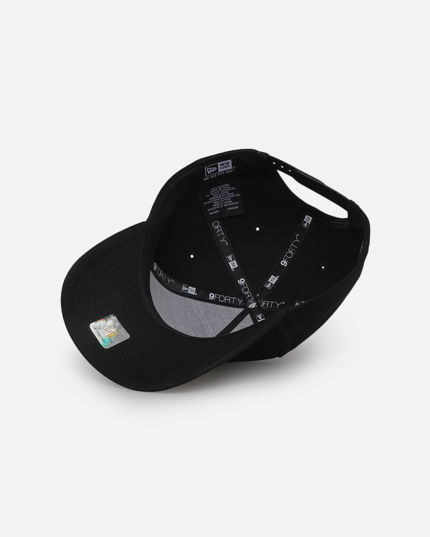 New Era Miami Dolphins 'NFL Black & Gold Embroidery' 9FORTY A-Frame Snapback Black/Gold - Image 6