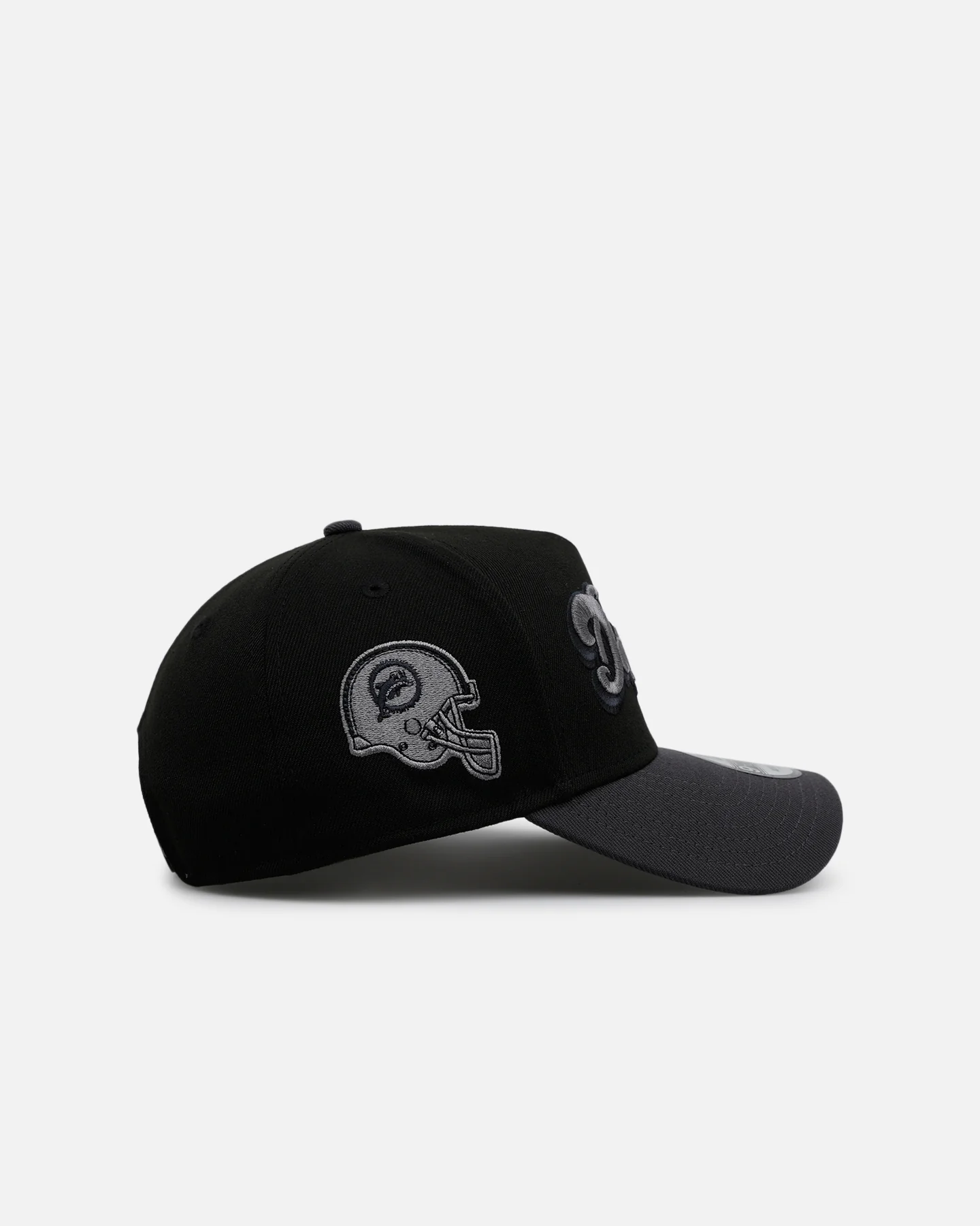 New Era Miami Dolphins 'Stealth' 9FORTY A-Frame Snapback Black/Charcoal - Image 3