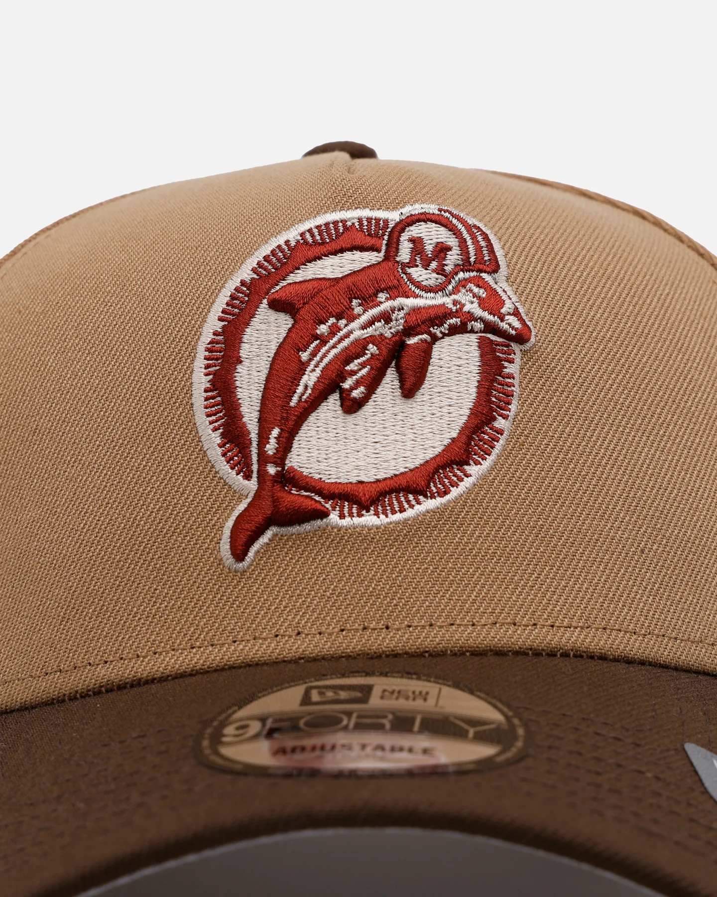 New Era Miami Dolphins 'Thanksgiving Football' 9FORTY A-Frame Snapback Khaki - Image 5