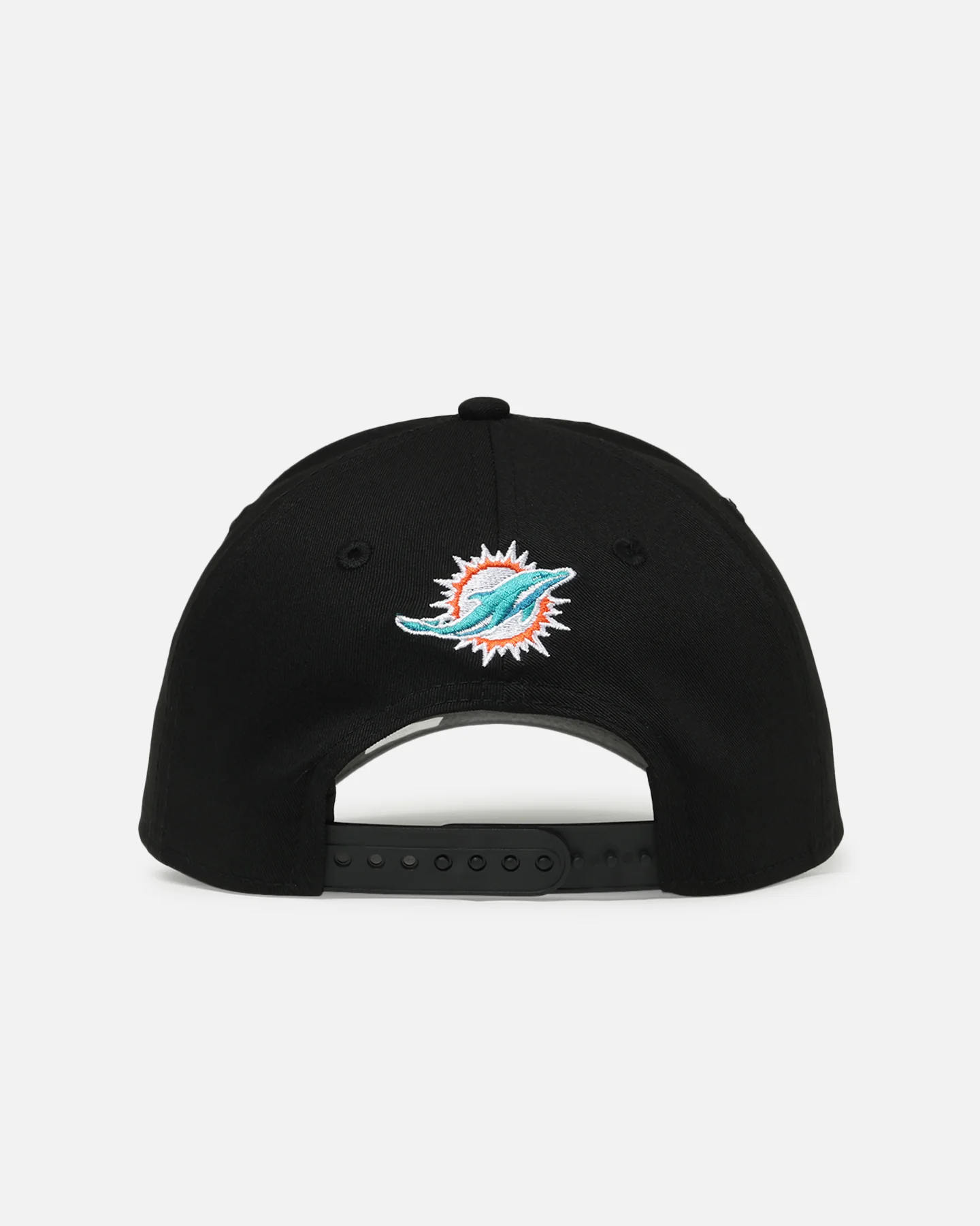 New Era Miami Dolphins 'Upside Down Logo' 9FORTY A-Frame Snapback Black - Image 2