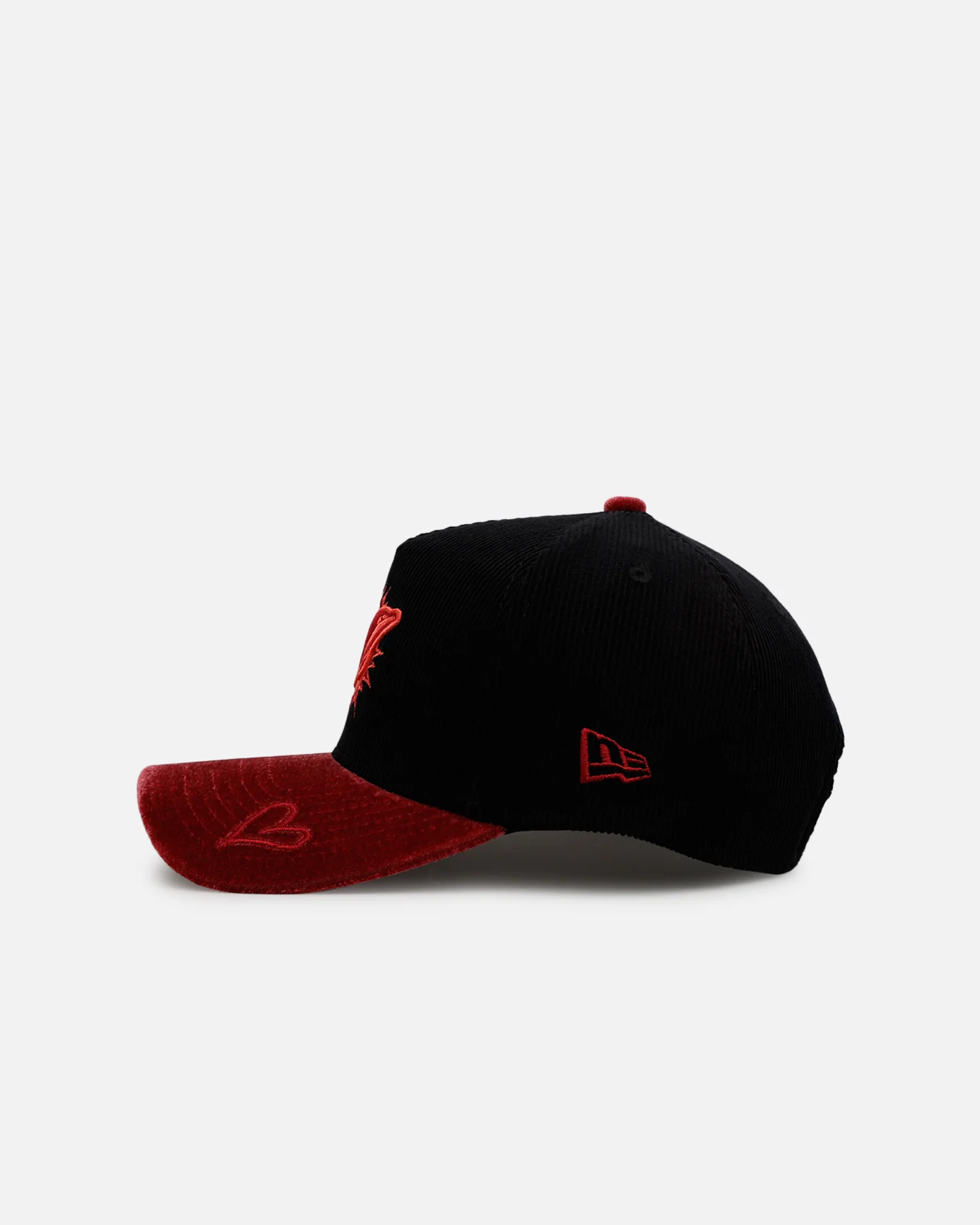 New Era Miami Dolphins 'Velvet Cord Certified Lover' 9FORTY A-Frame Premium Corduroy Snapback Black - Image 5