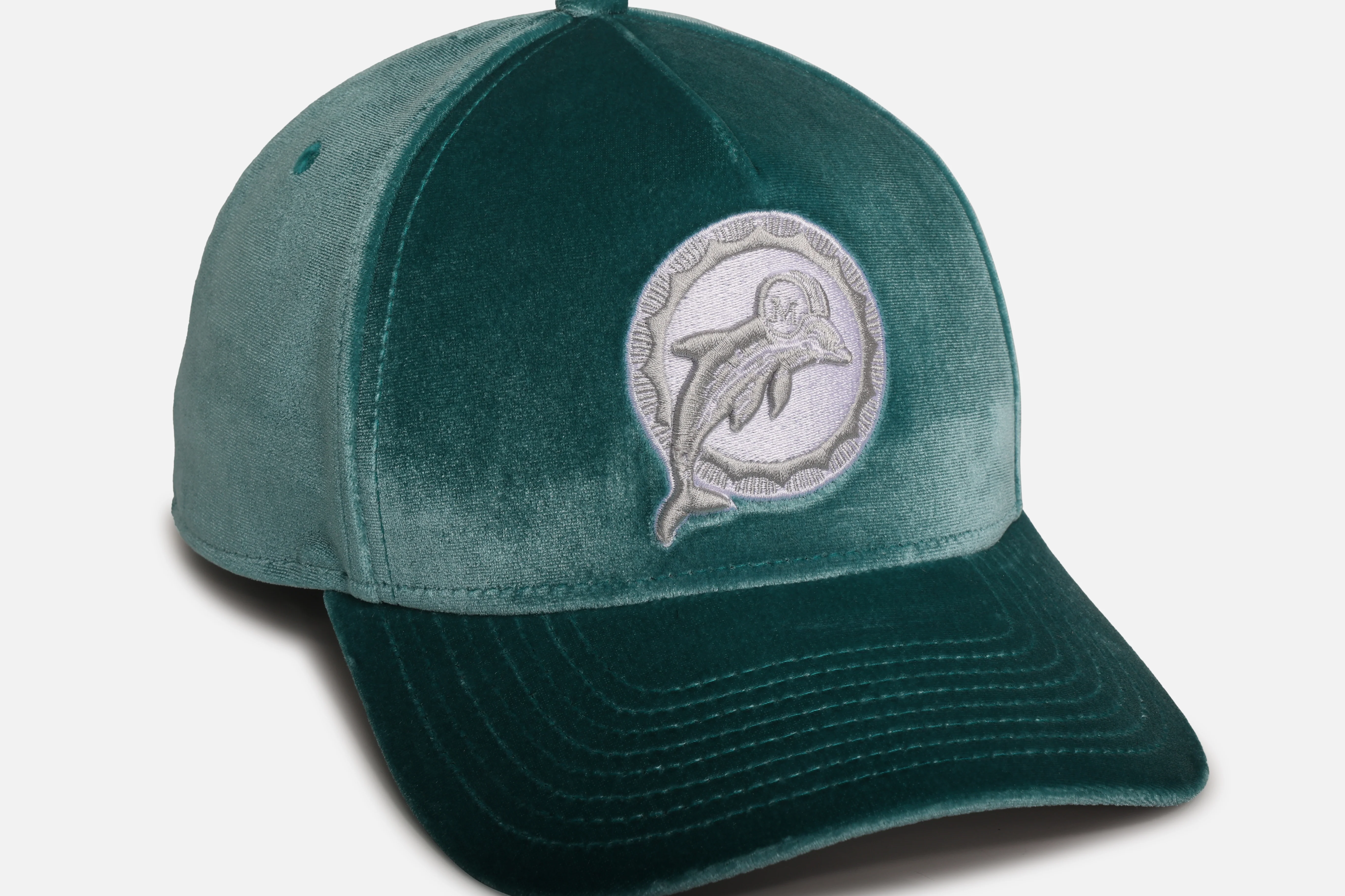 New Era Miami Dolphins 'Velvet Dreams 2.0' 9FORTY A-Frame Snapback Pine Green - Image 2