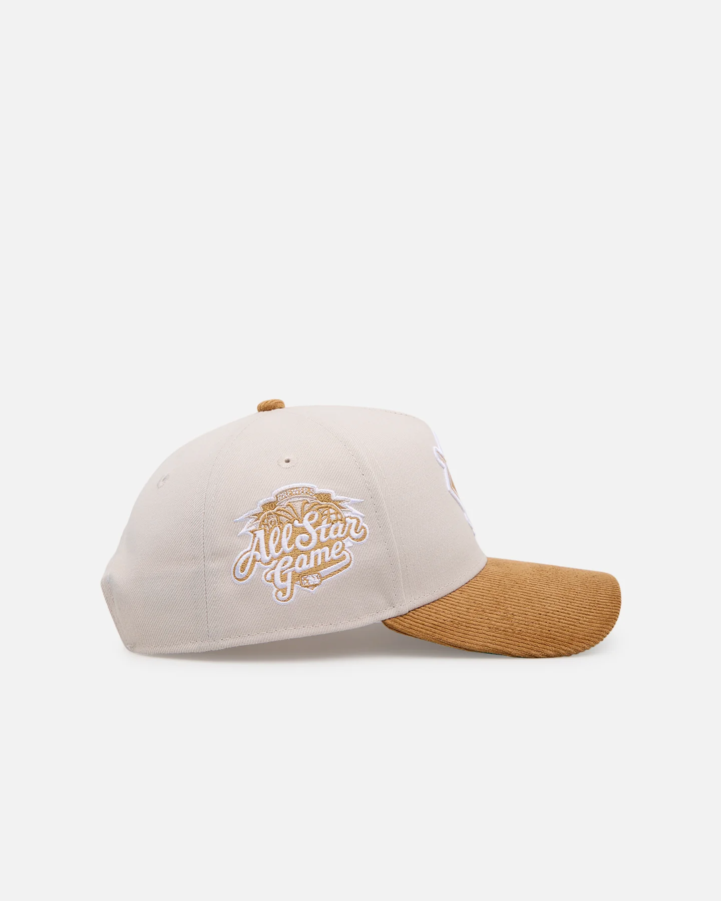New Era Milwaukee Brewers 'Honey Pot' 9FORTY A-Frame Snapback Stone/Wheat - Image 3