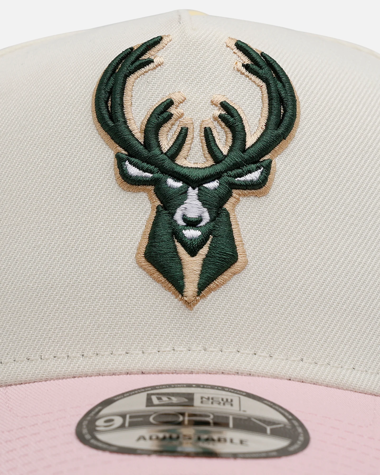 New Era Milwaukee Bucks 'Pink Lemonade' 9FORTY A-Frame Snapback Pink/Yellow - Image 5