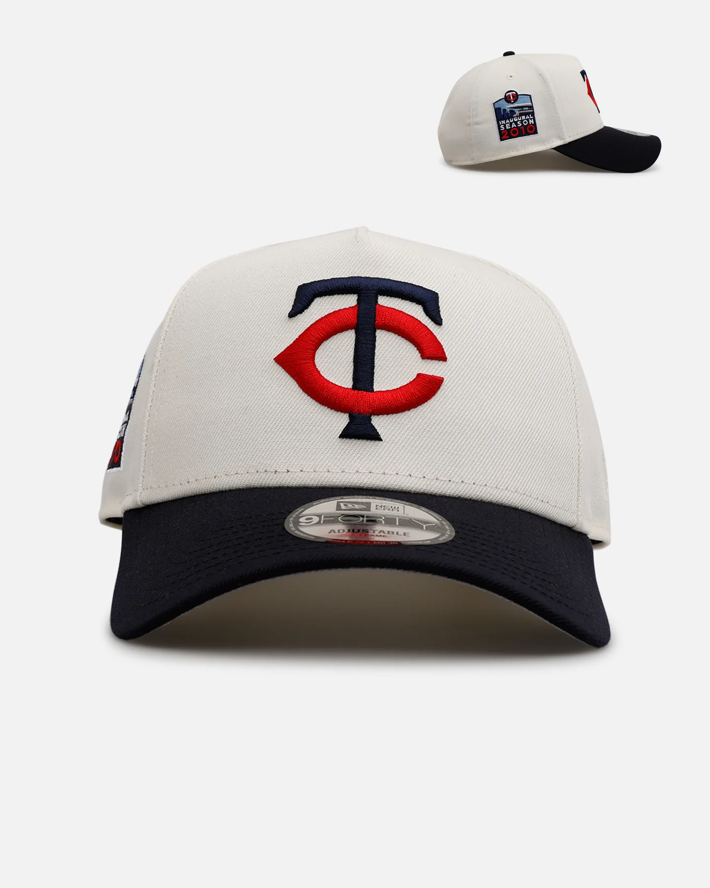 New Era Minnesota Twins 'Team Color Visor' 9FORTY A-Frame Snapback Chrome/Official Team Color