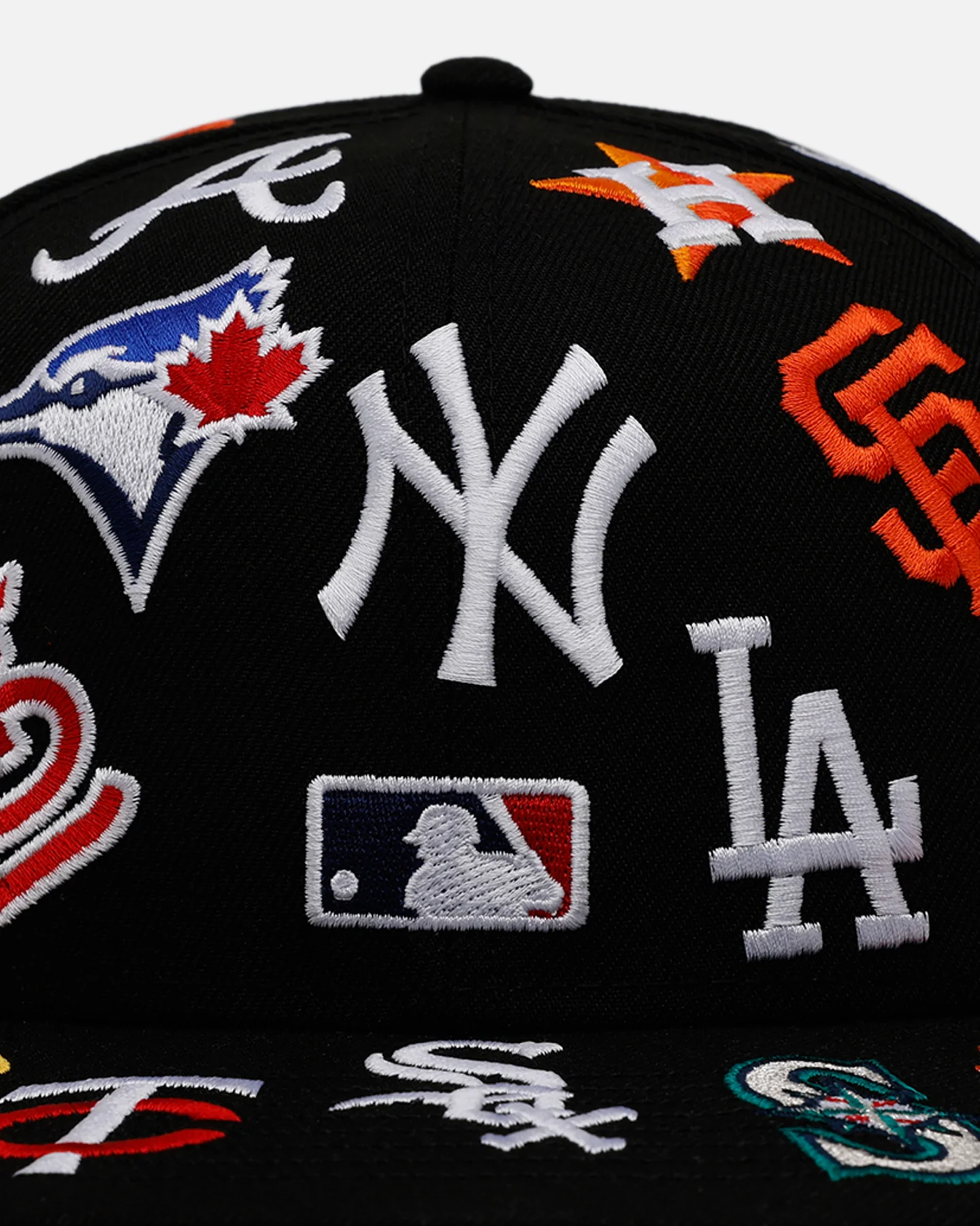 New Era MLB All Over 59FIFTY Fitted Black - Image 5